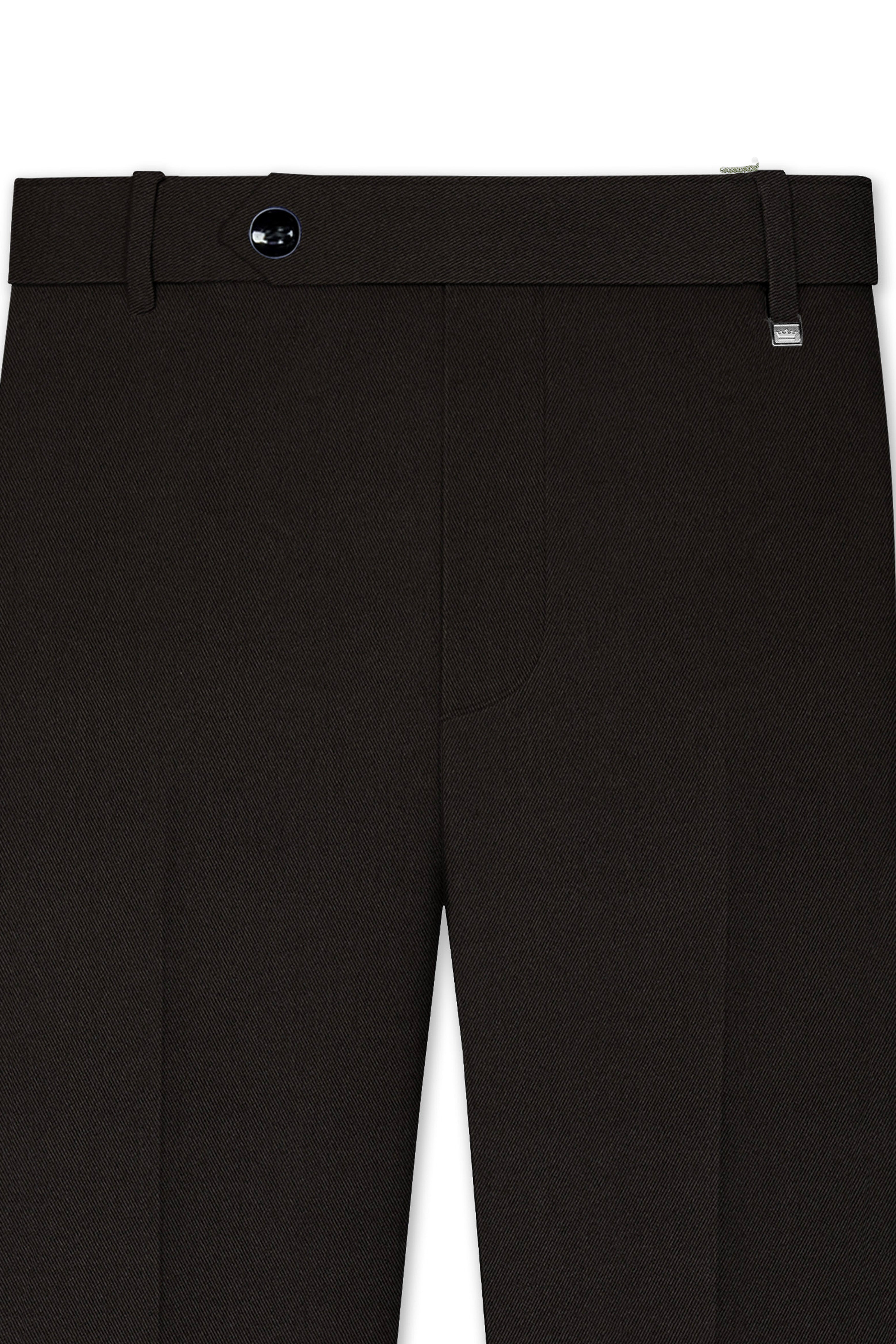 Eclipse Brown Textured Pants