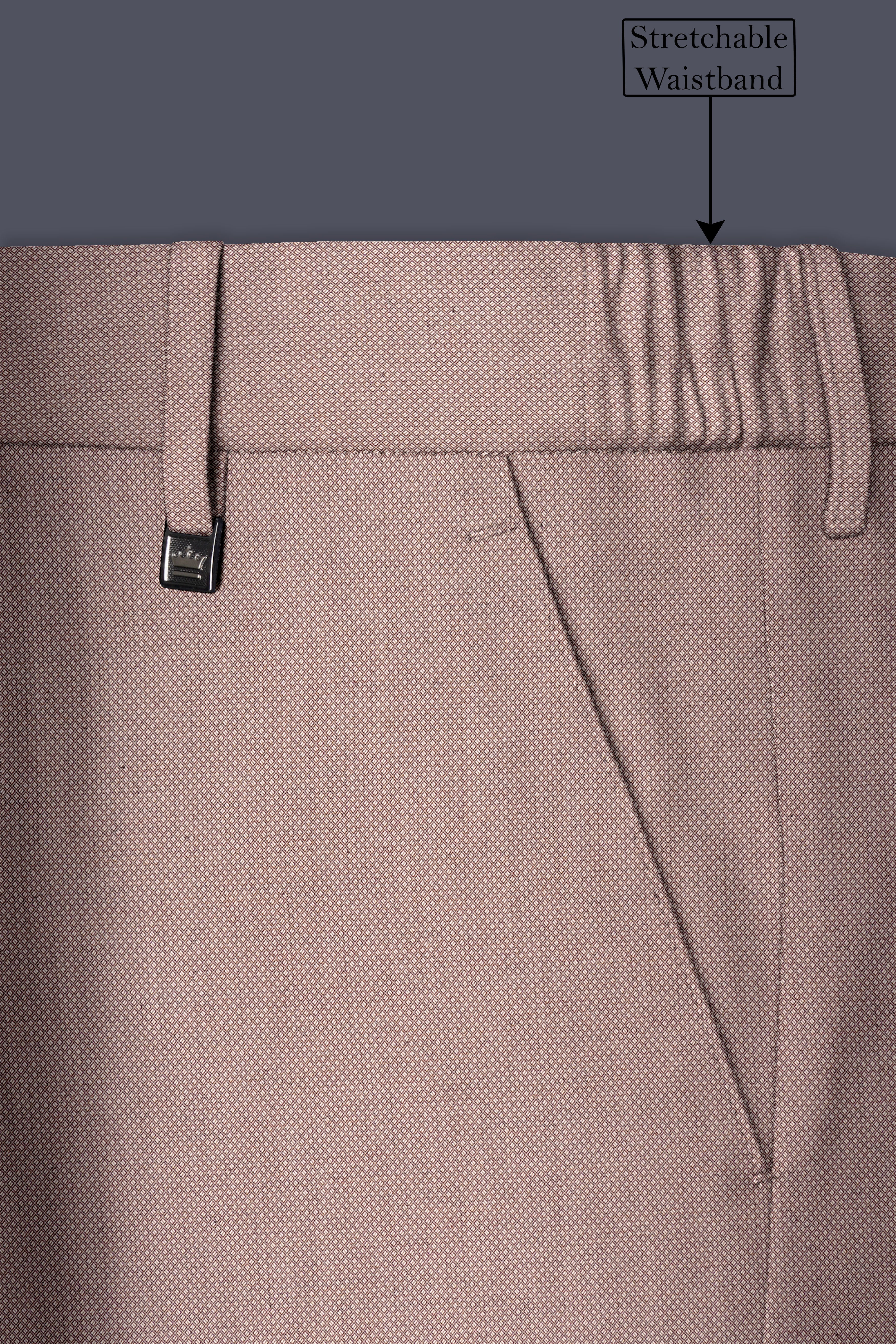 Pharlap Brown and Gainsboro Gray Pant