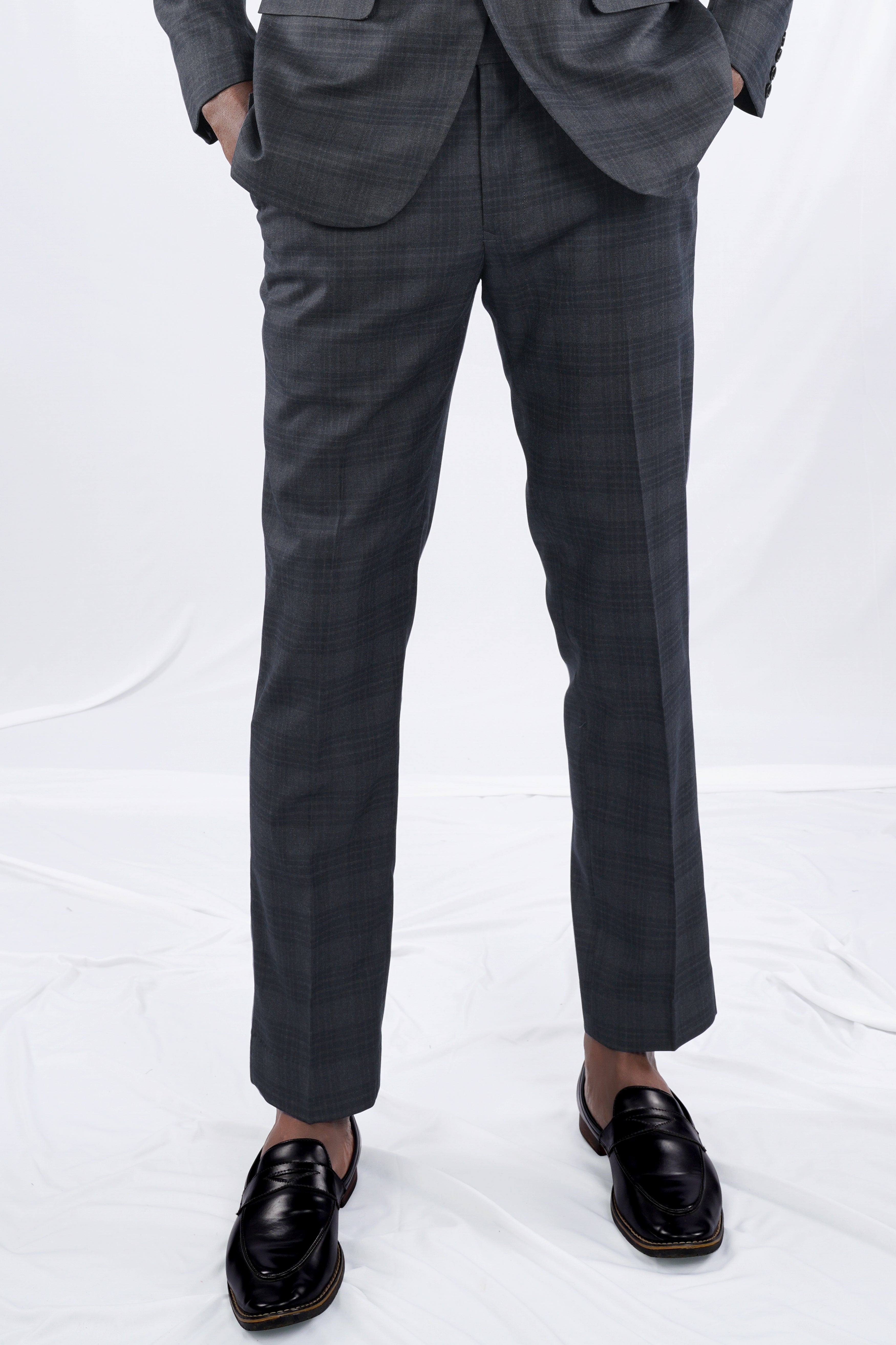 Tuna Gray Plaid Pant T2692-28, T2692-30, T2692-32, T2692-34, T2692-36, T2692-38, T2692-40, T2692-42, T2692-44