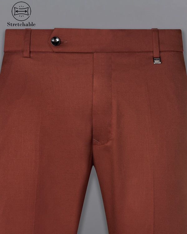 Ironstone Red Stretchable traveler Pant
