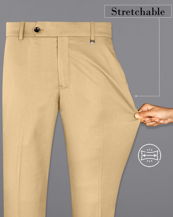 Buy Arrow Men Light Brown Flat Front Textured Formal Trousers  NNNOWcom