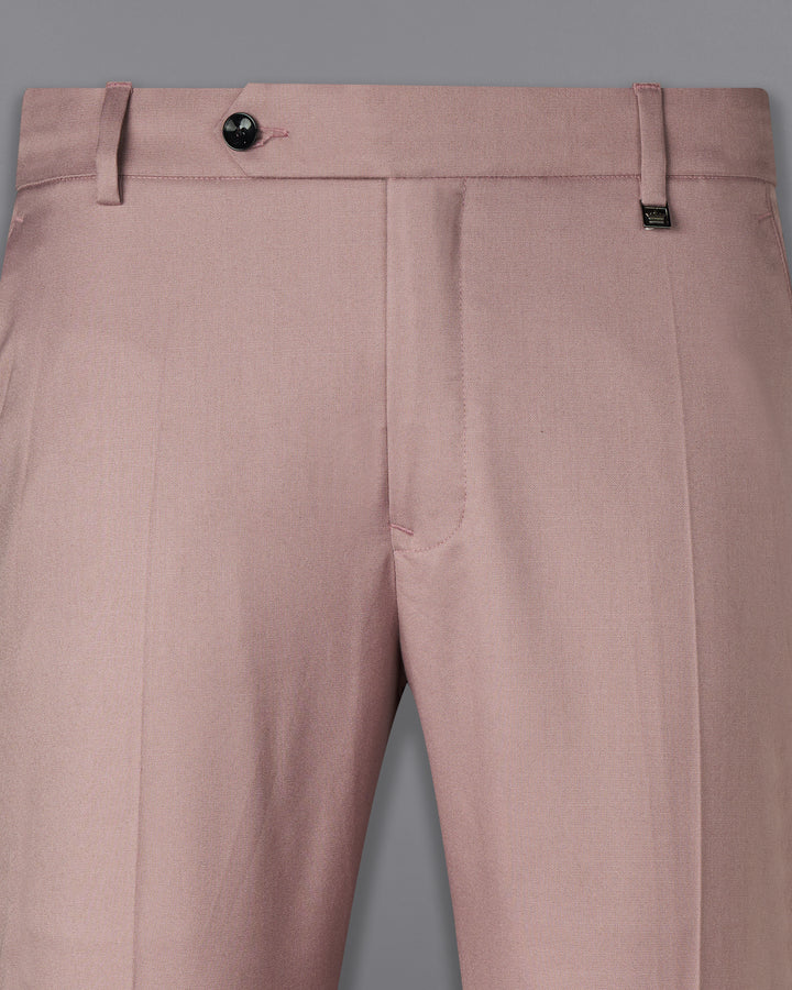 BOSS  Highwaisted regularfit trousers in a linen blend