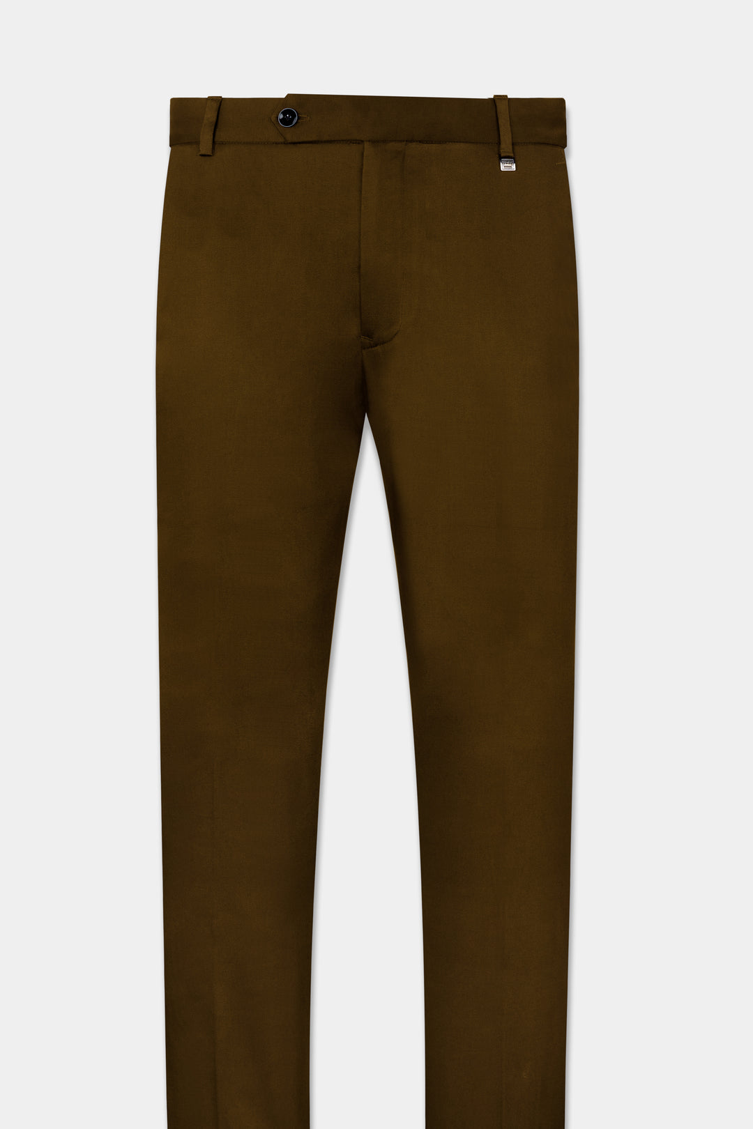 METALLIC BRONZE BROWN PREMIUM COTTON STRETCHABLE TRAVELER PANT