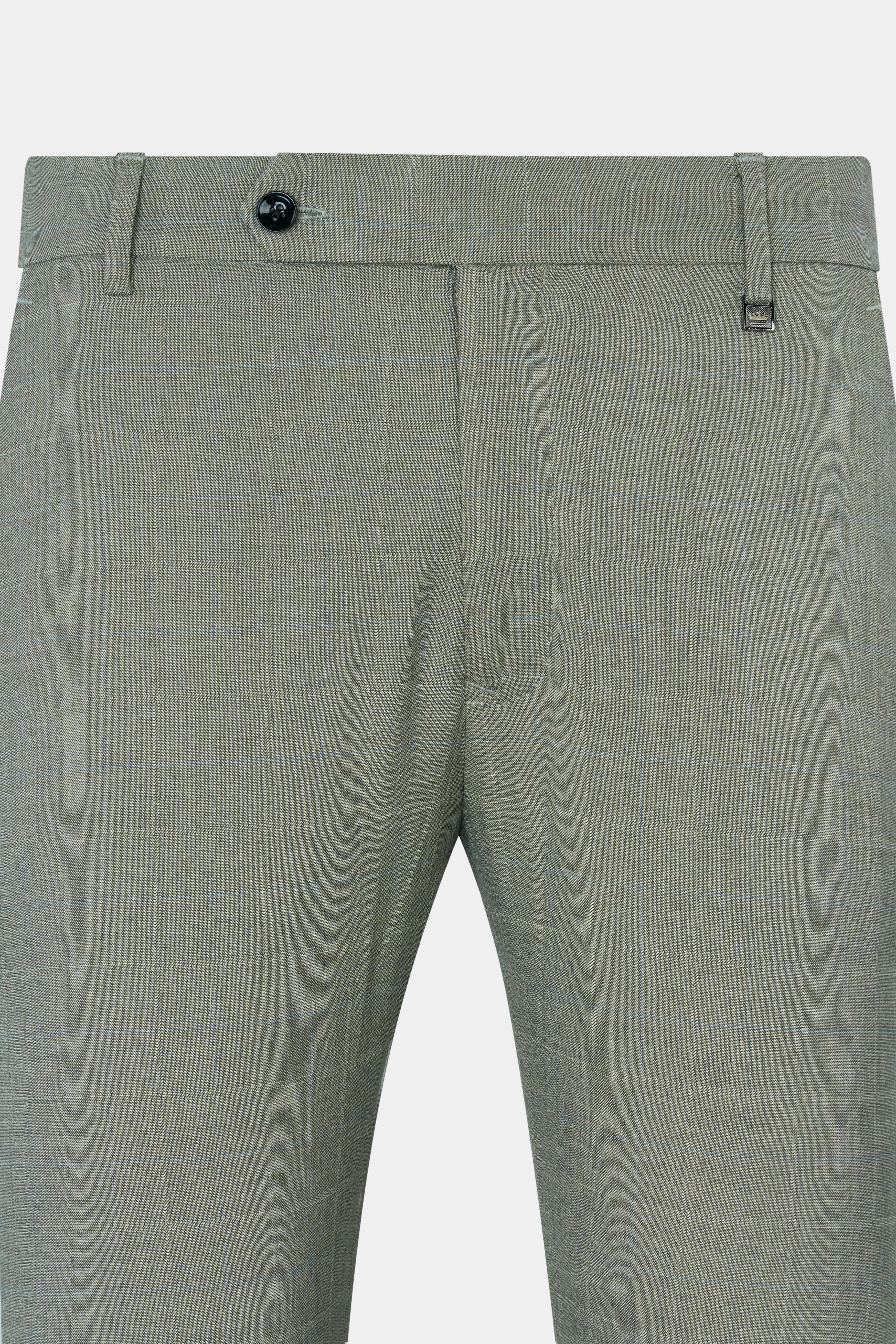 Davys Gray with Horizontal Stitches Wool Rich Pant T2813-28, T2813-30, T2813-32, T2813-34, T2813-36, T2813-38, T2813-40, T2813-42, T2813-44