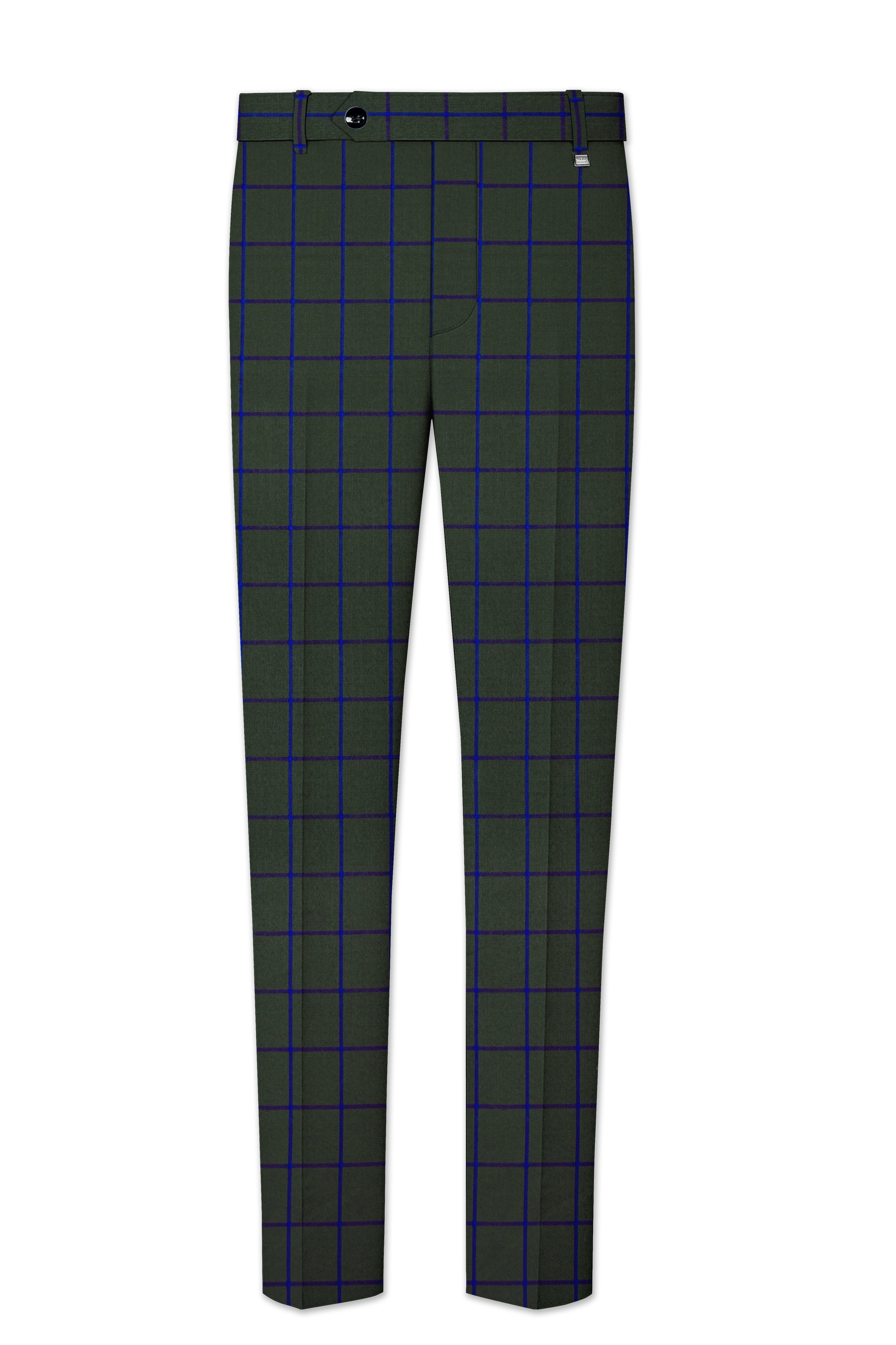 Kombu Green Checkered Pant