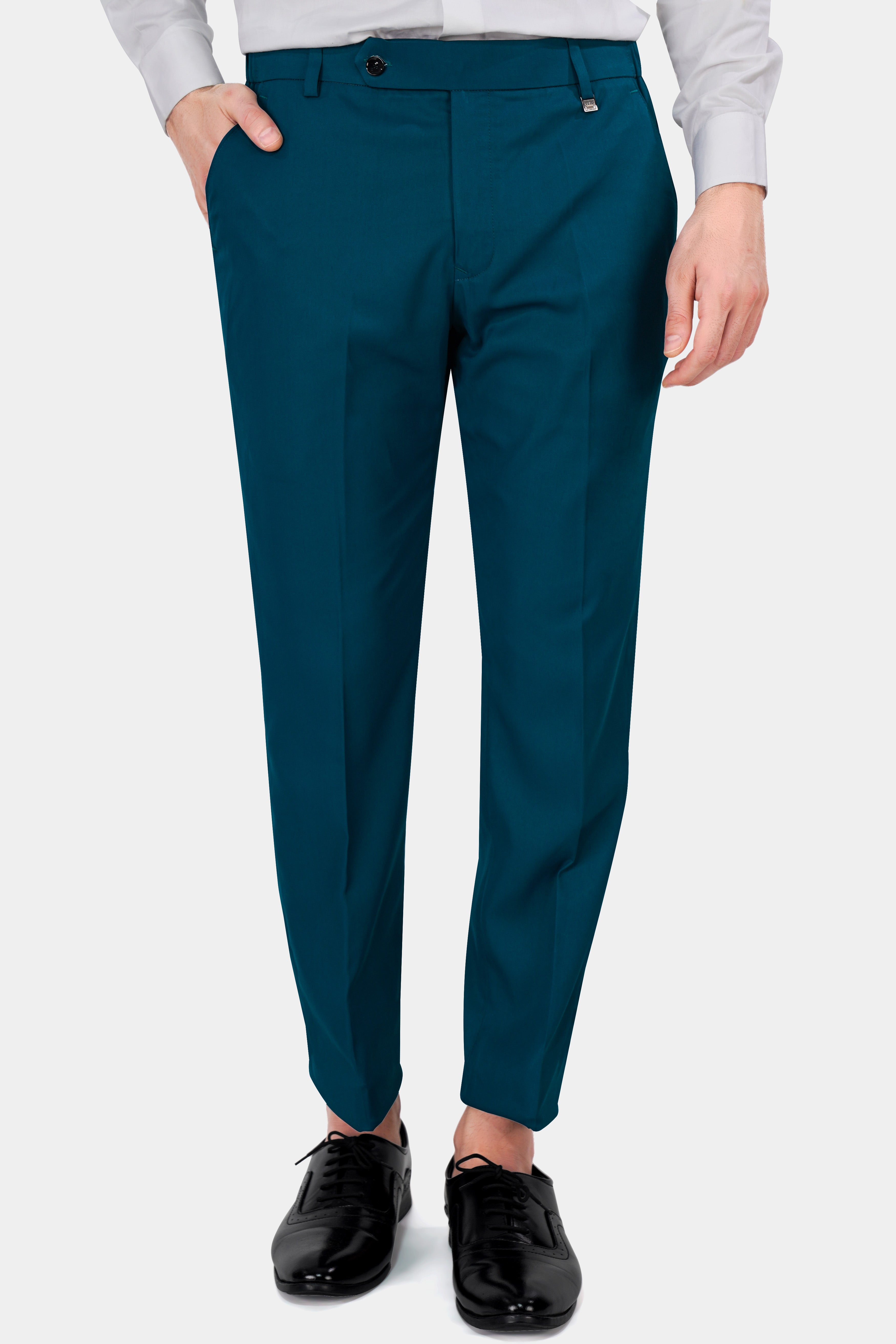 Dell Blue Wool Rich Pant T2841-SW-28, T2841-SW-30, T2841-SW-32, T2841-SW-34, T2841-SW-36, T2841-SW-38, T2841-SW-40, T2841-SW-42, T2841-SW-44