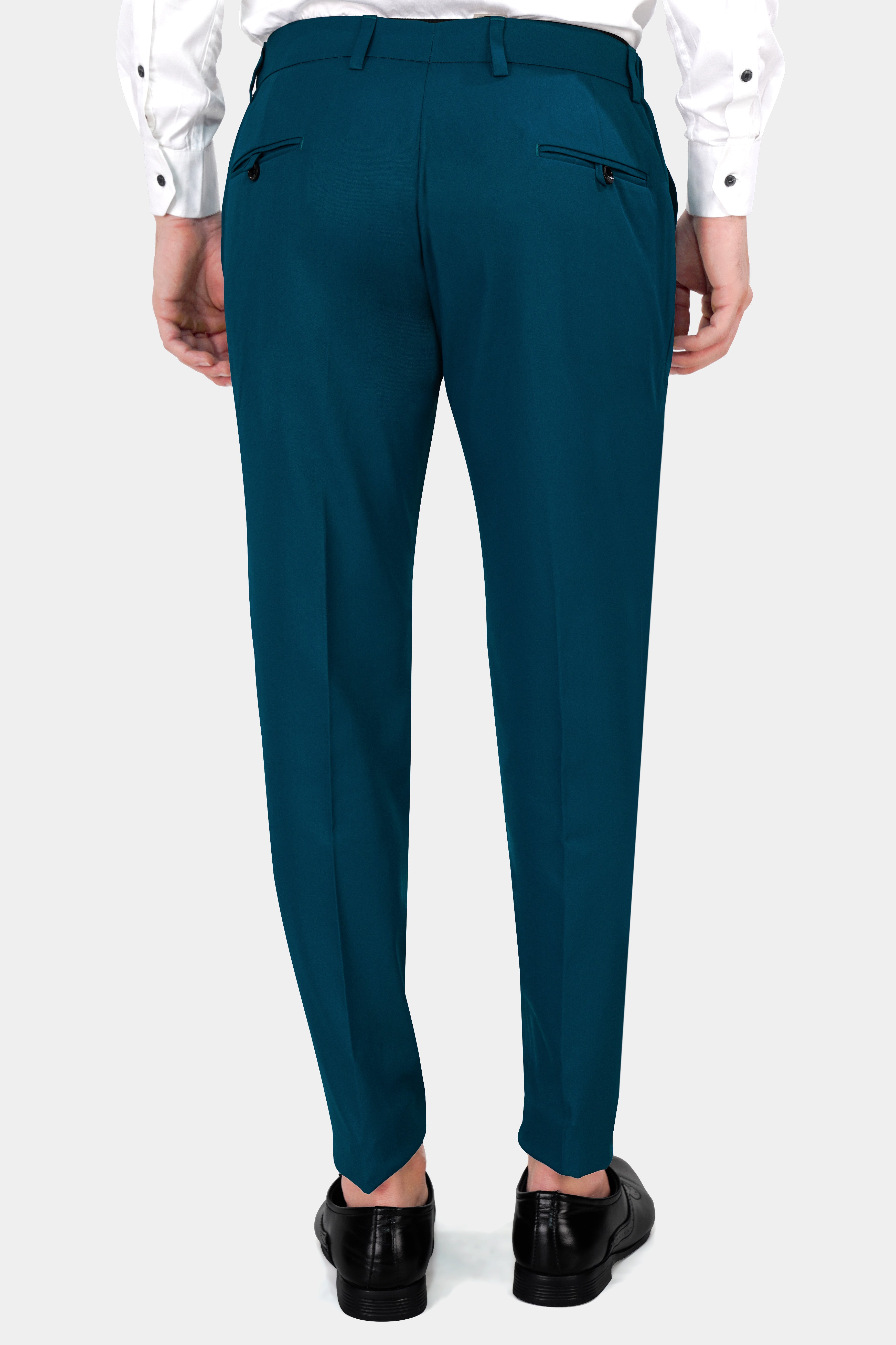 Dell Blue Wool Rich Pant T2841-SW-28, T2841-SW-30, T2841-SW-32, T2841-SW-34, T2841-SW-36, T2841-SW-38, T2841-SW-40, T2841-SW-42, T2841-SW-44