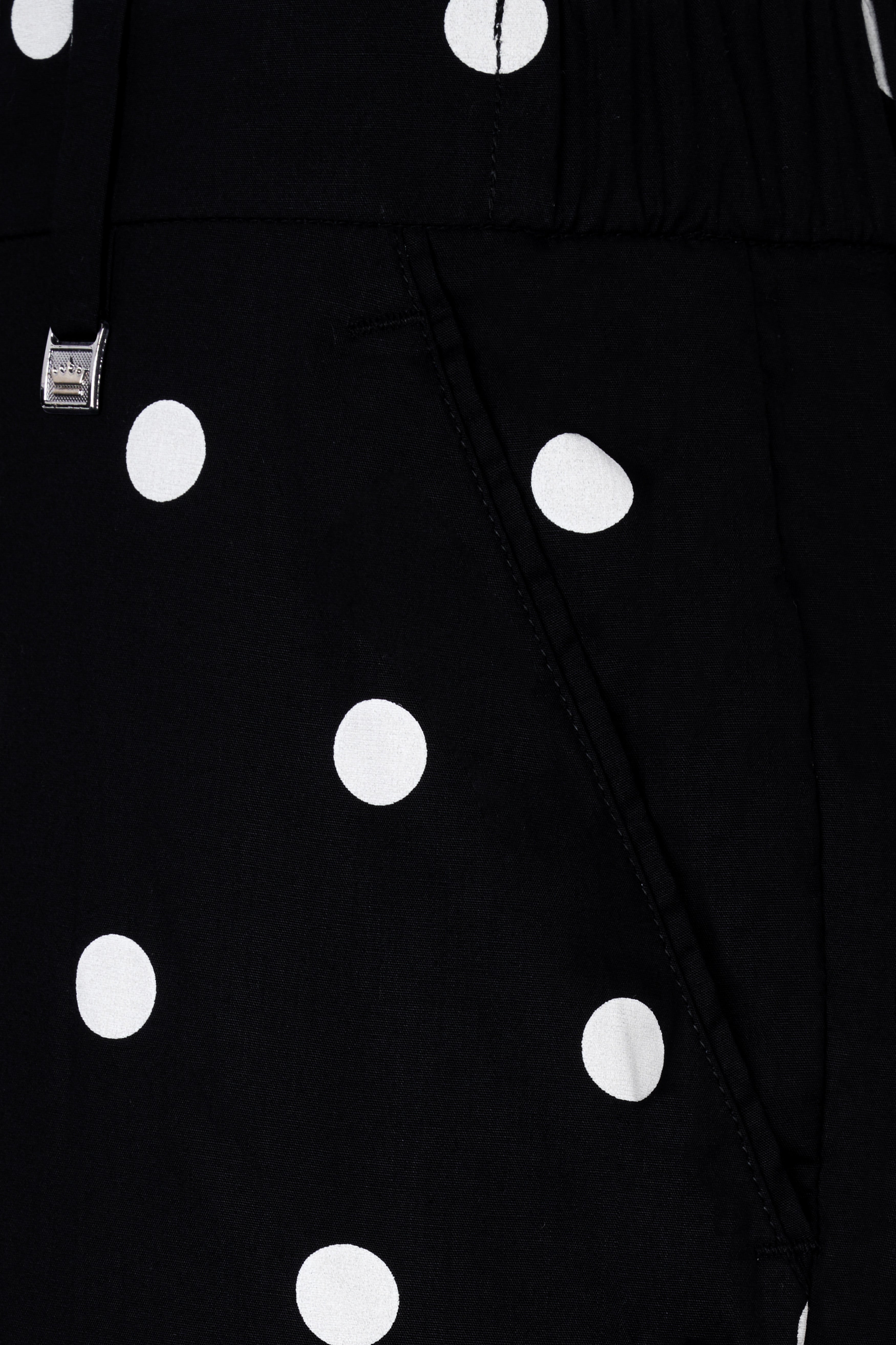 (3/$30) Tuff athletic xl black & grey polka dot cropped leggings