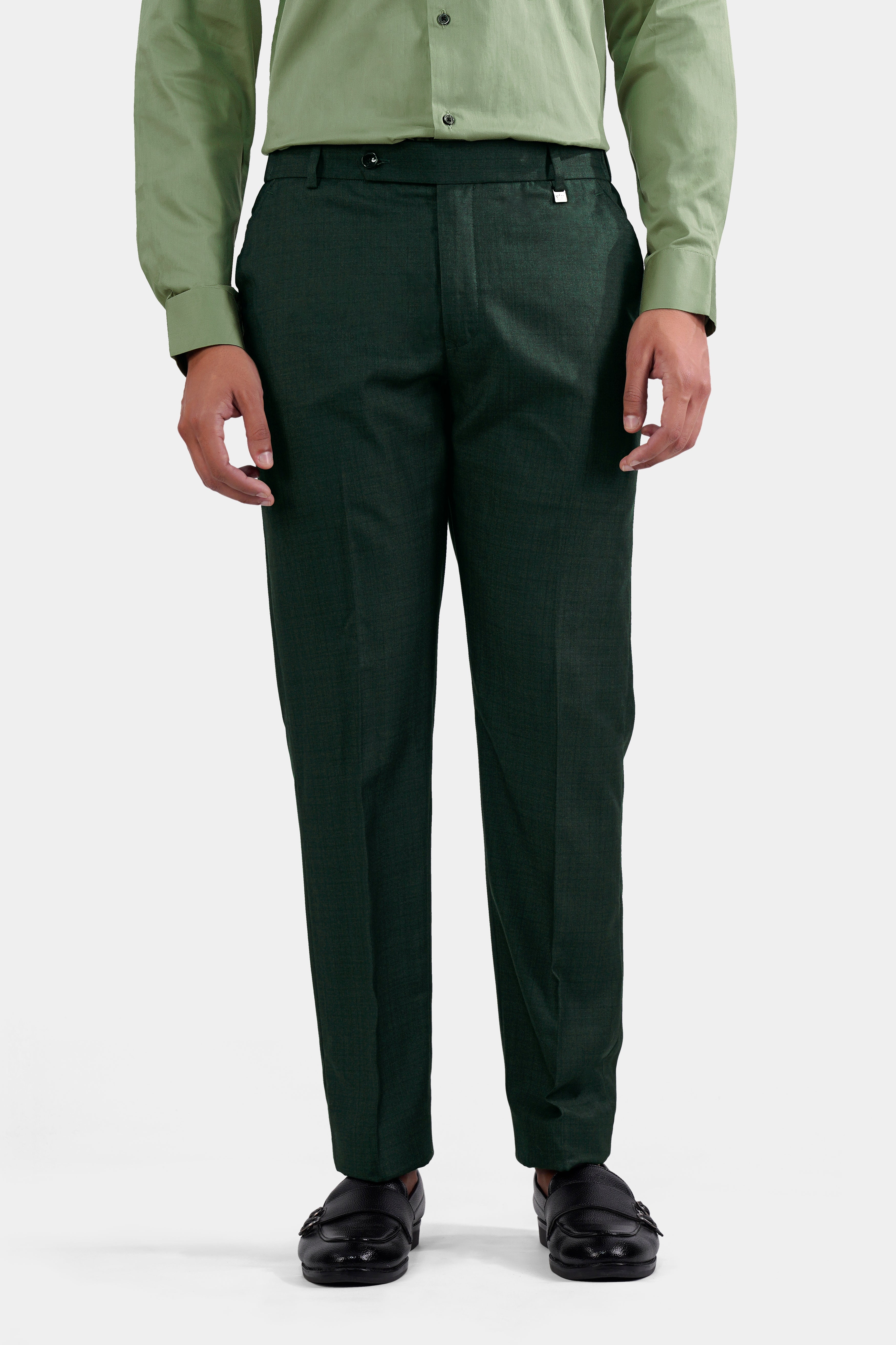 Gable Green Wool Rich Pant T2901-SW-28, T2901-SW-30, T2901-SW-32, T2901-SW-34, T2901-SW-36, T2901-SW-38, T2901-SW-40, T2901-SW-42, T2901-SW-44