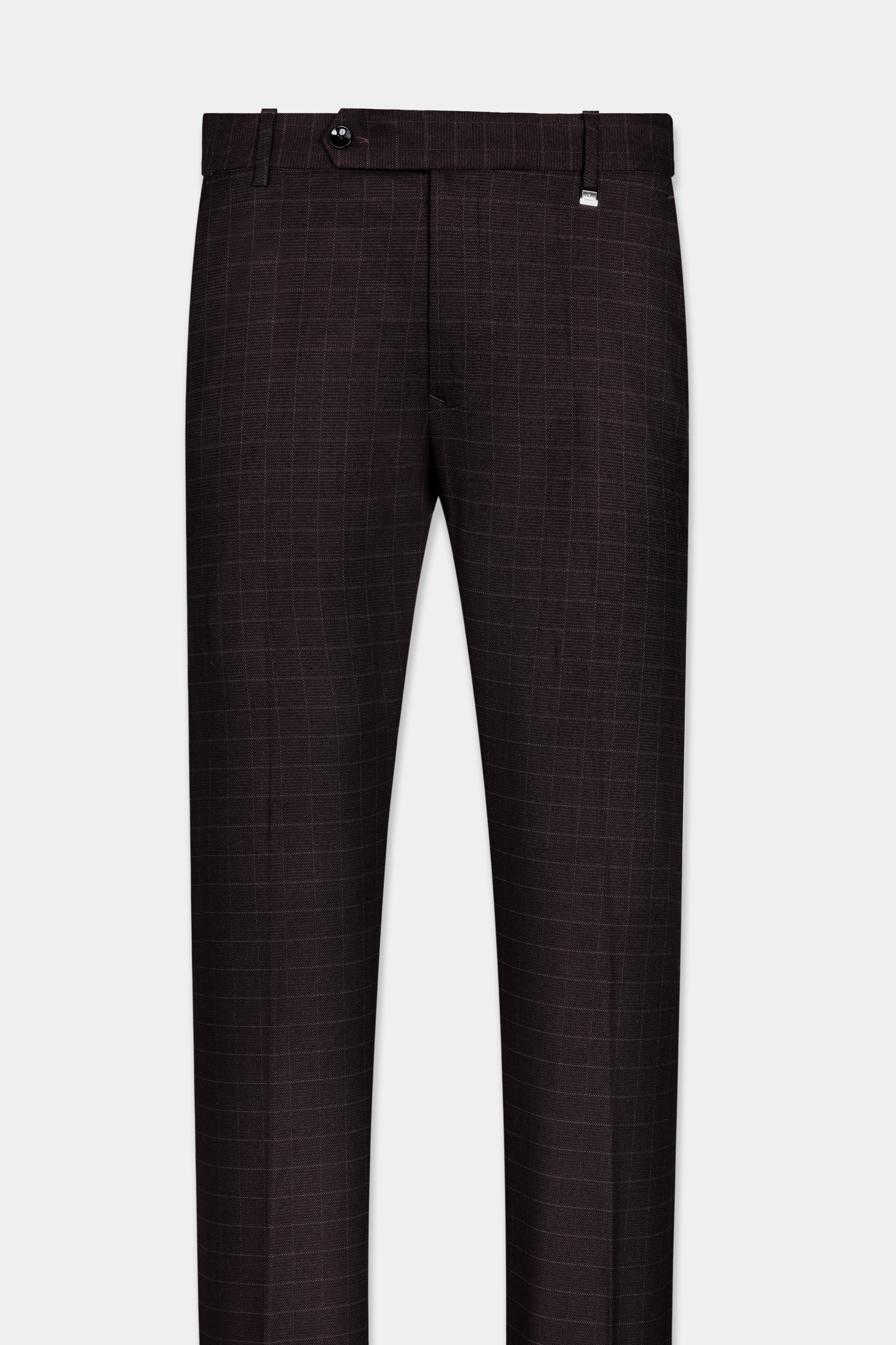 Gondola Brown Checkered Wool Rich Pant T2902-SW-28, T2902-SW-30, T2902-SW-32, T2902-SW-34, T2902-SW-36, T2902-SW-38, T2902-SW-40, T2902-SW-42, T2902-SW-44