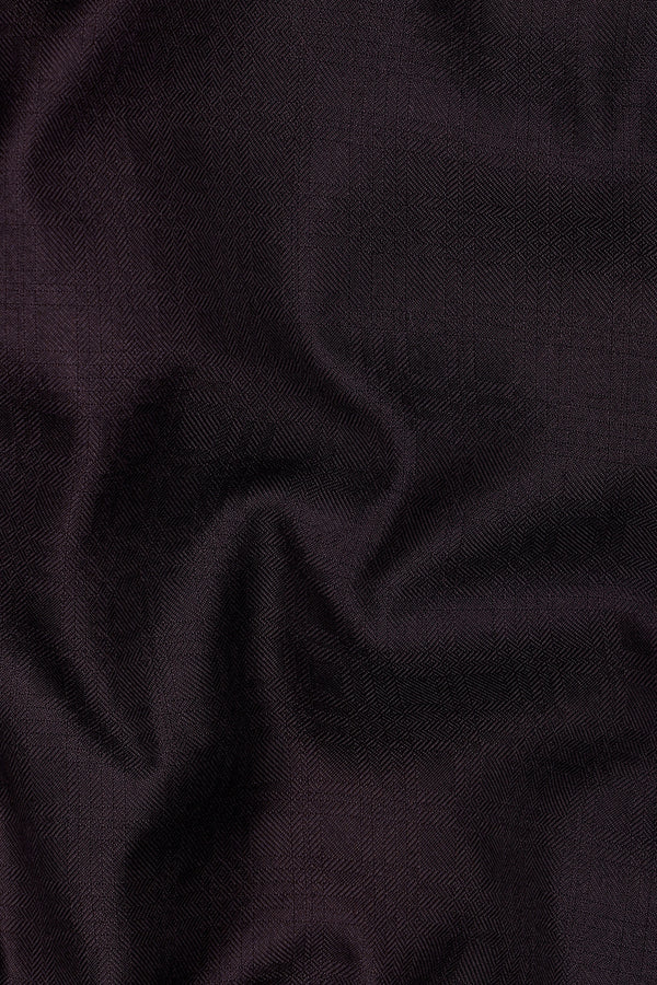 Plum Purple Wool Rich Pant