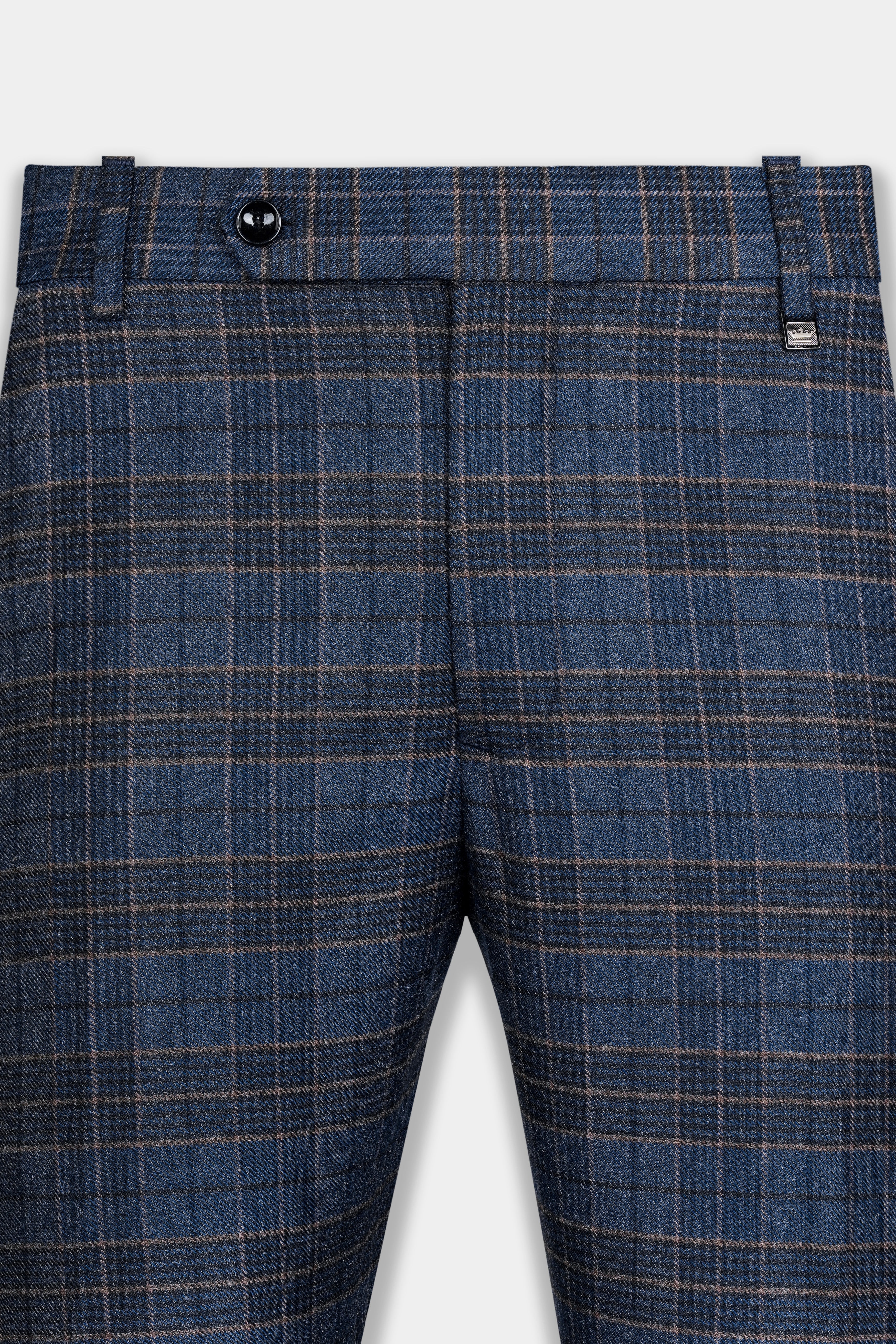 Bayoux Blue and Ironside Gray Plaid Tweed Pant T2908-SW-28, T2908-SW-30, T2908-SW-32, T2908-SW-34, T2908-SW-36, T2908-SW-38, T2908-SW-40, T2908-SW-42, T2908-SW-44