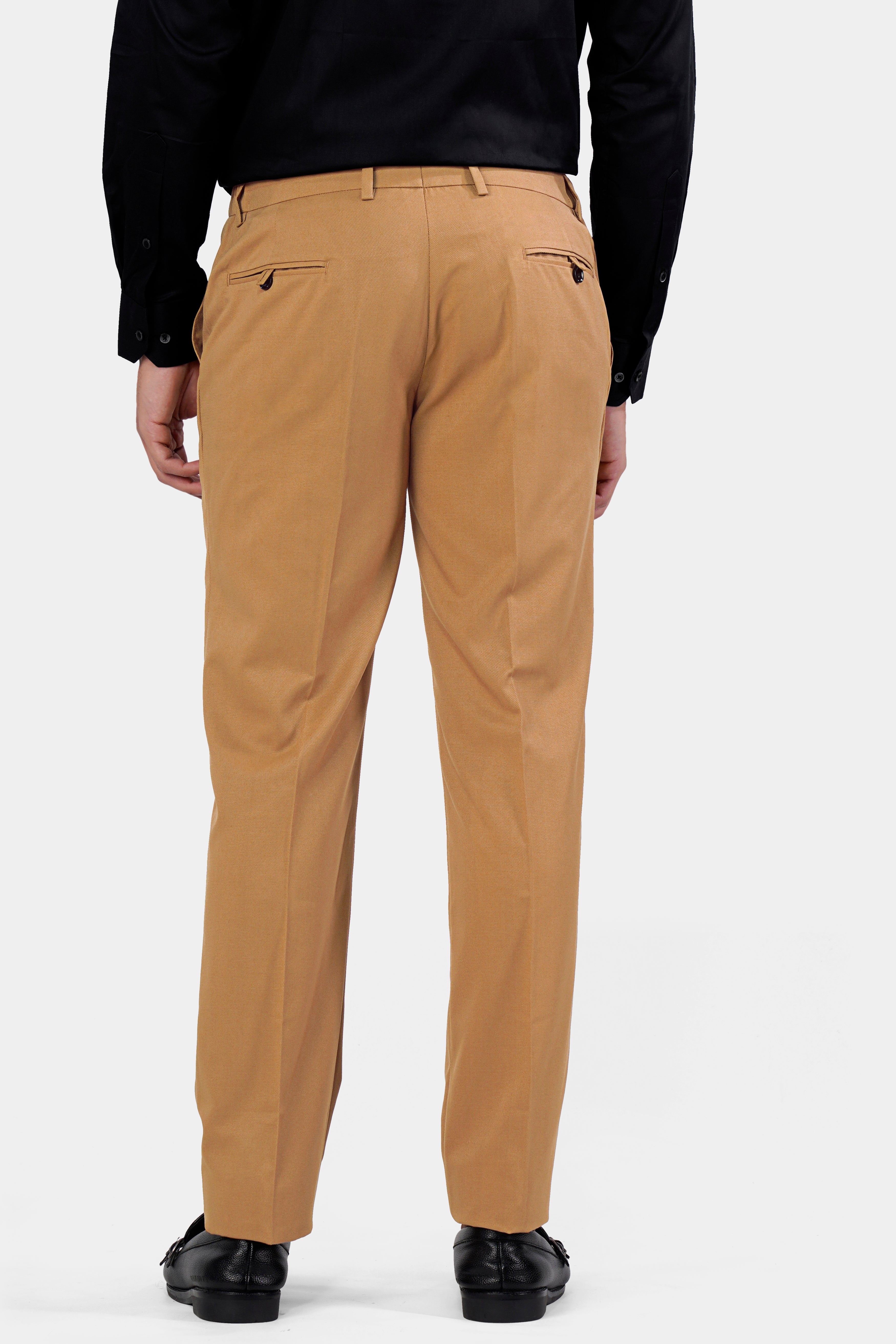 Hertling USA Beige Cotton or Wool Pleated Side Tab Trousers Pants 34x29 |  eBay