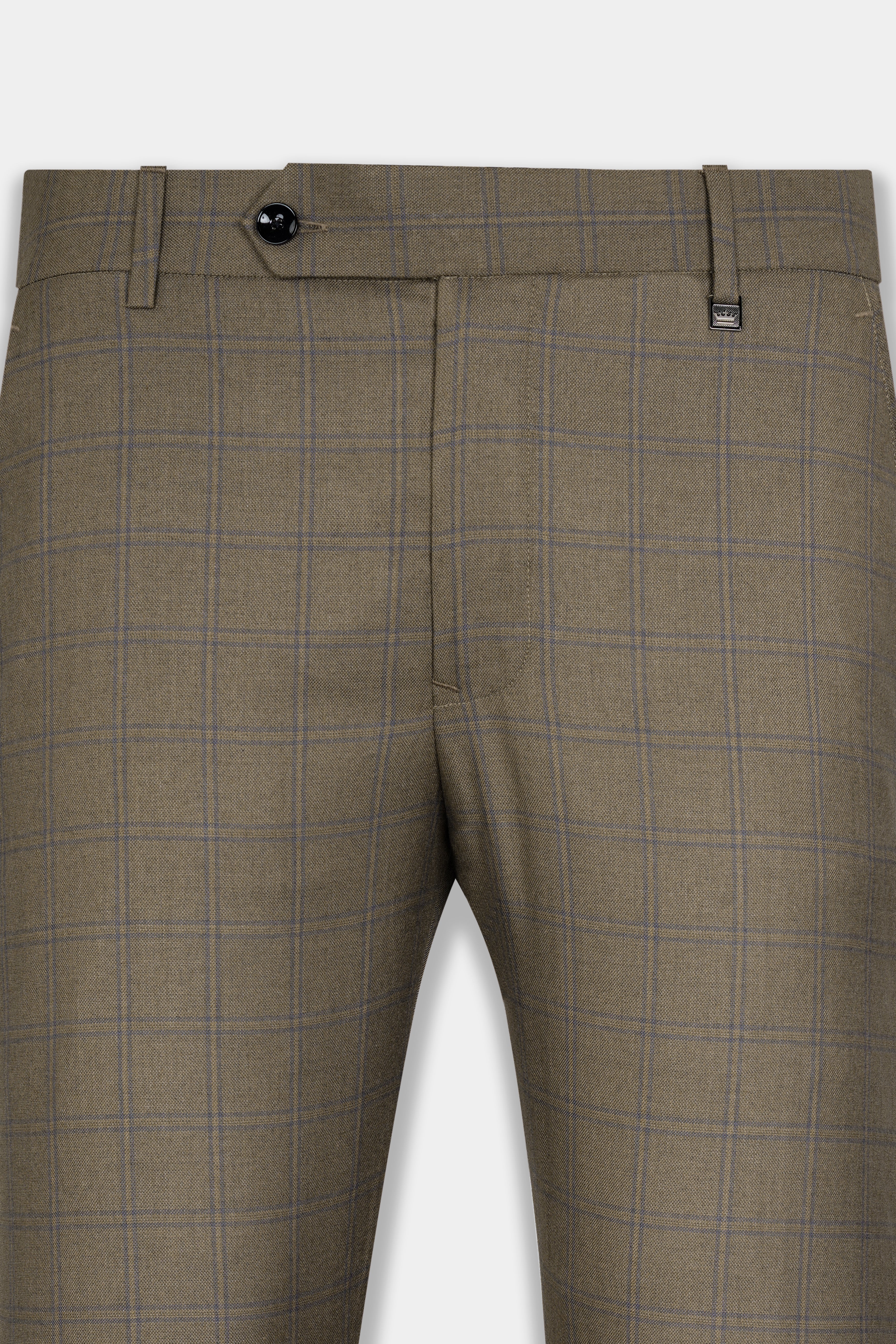 Cavani Men's Herringbone Tweed Vintage Check Trousers – TruClothing