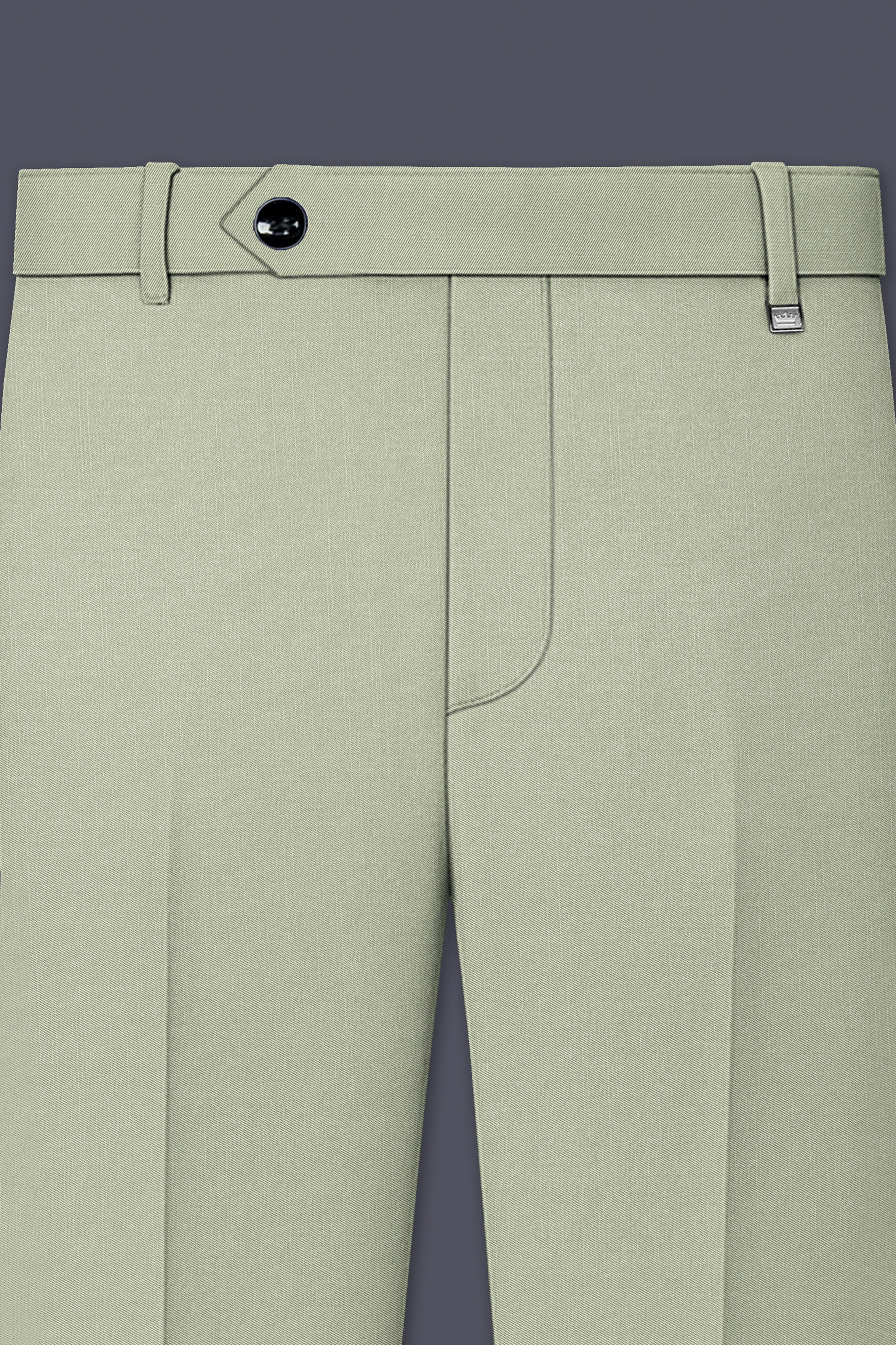 Xanadu Green Wool Rich Stretchable Pant