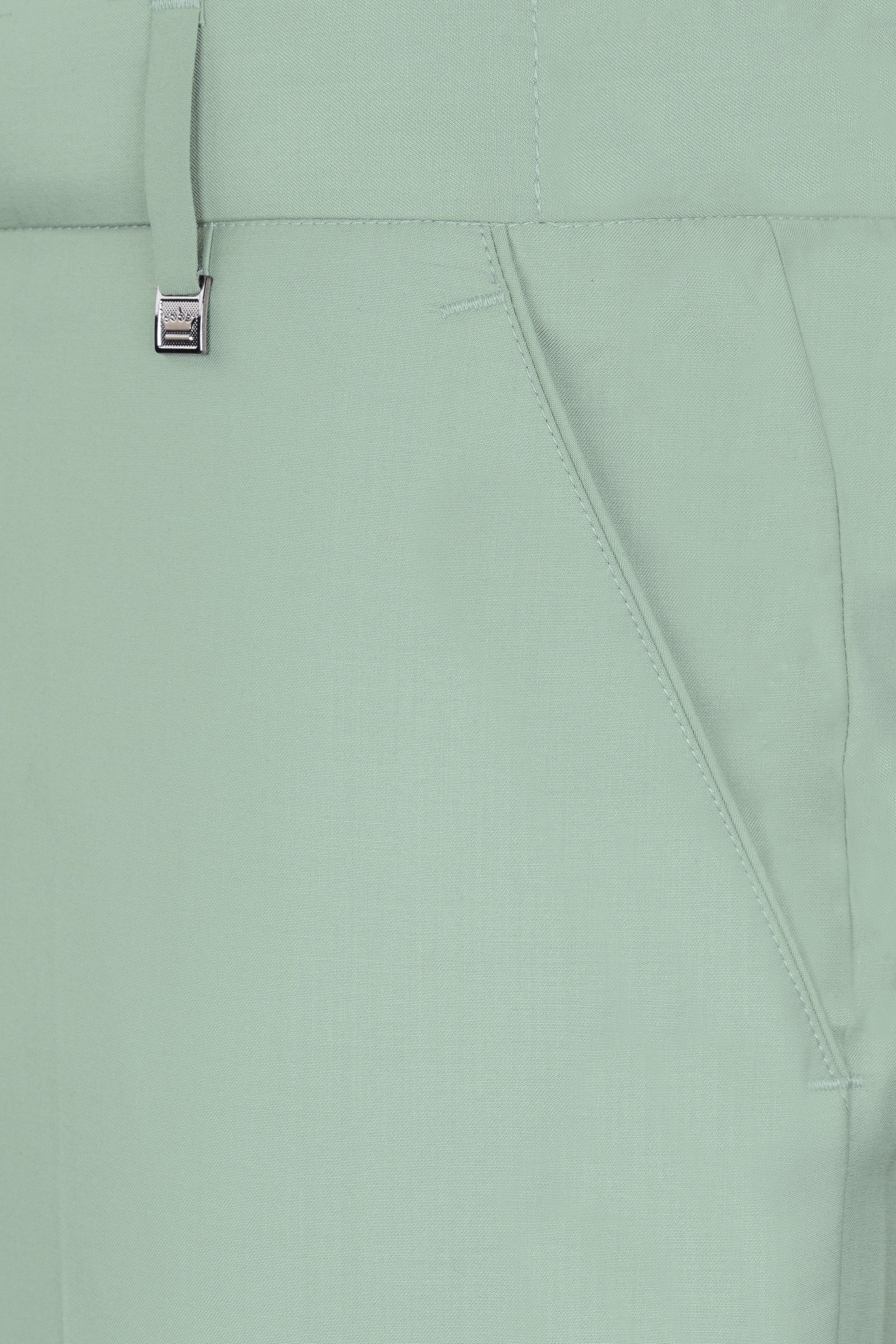 COLLUSION Unisex linen slouchy straight leg trouser in light green | ASOS