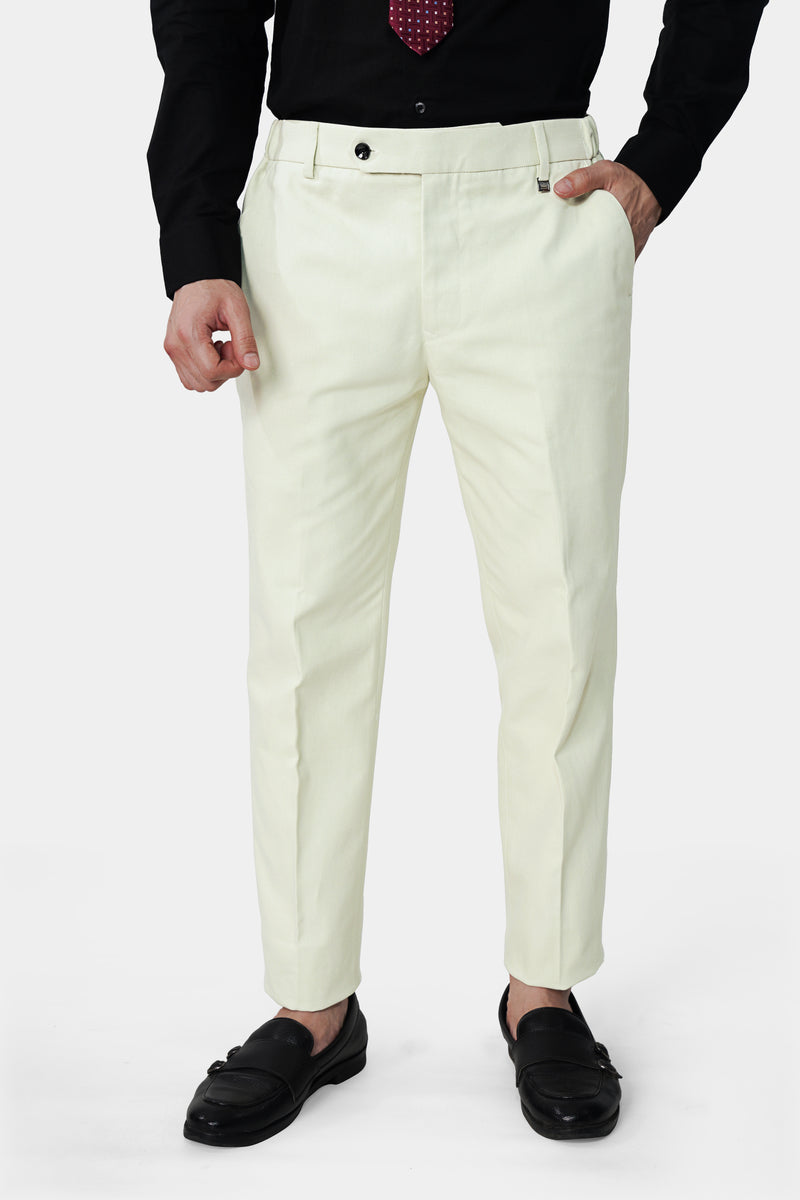 Timberwolf Cream Premium Cotton Pant