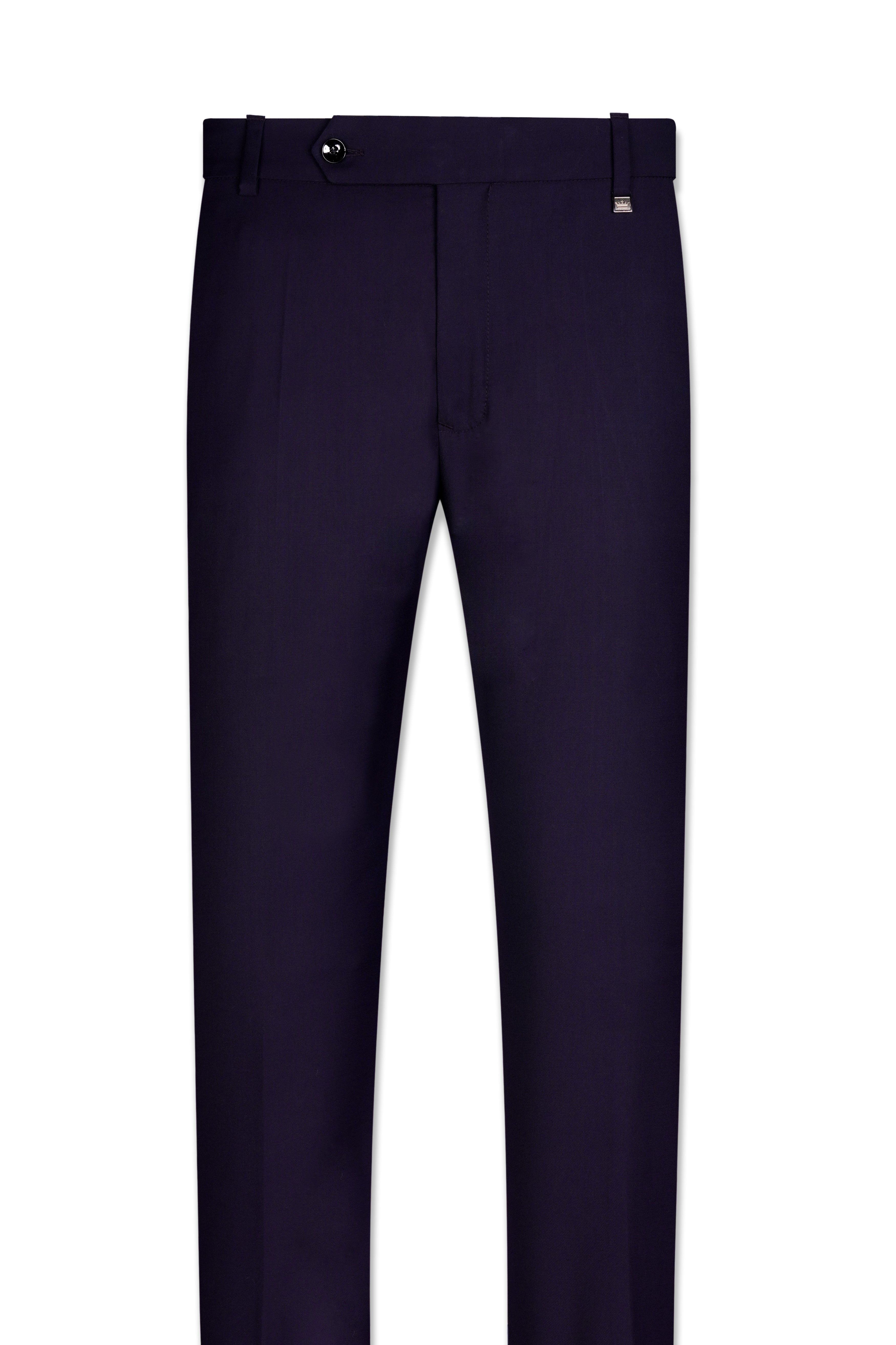 Bluish Wool Rich Pant