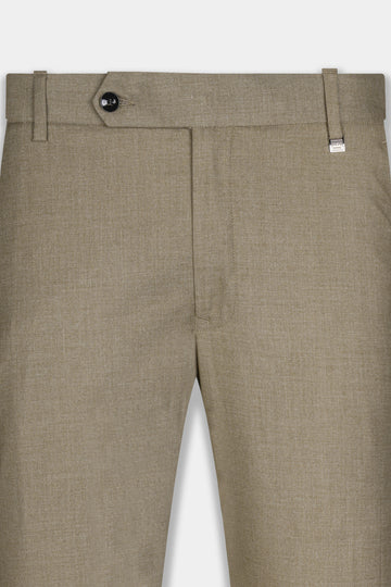 Stonewall Brown Wool Rich Pant