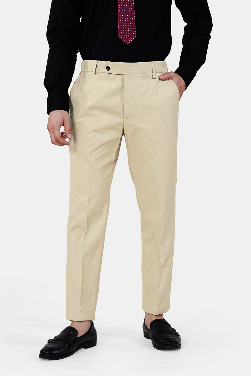 Cashmere Beige Premium Cotton Pant