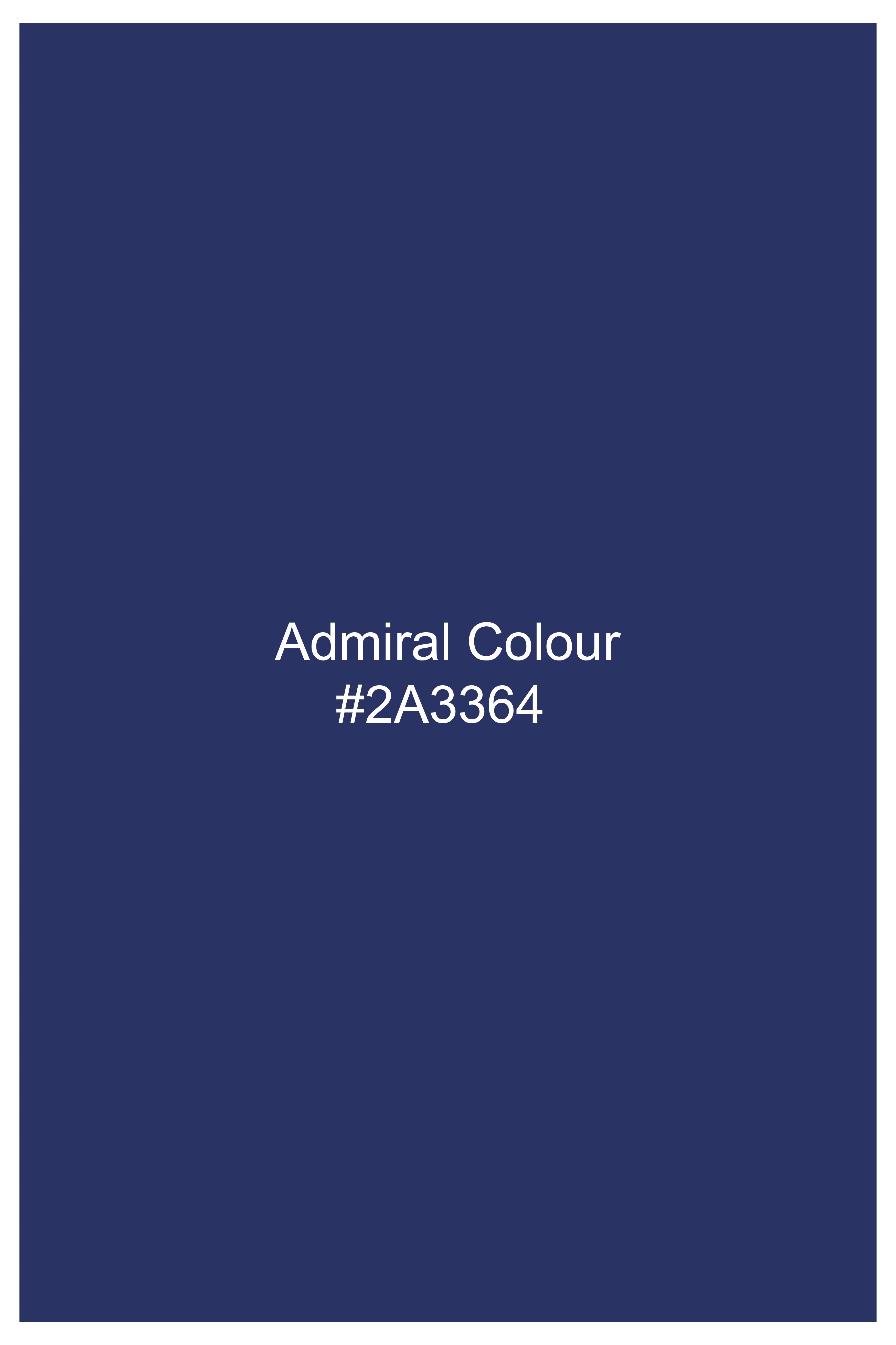 Admiral Blue Wool Rich Pant T3057-28, T3057-30, T3057-32, T3057-34, T3057-36, T3057-38, T3057-40, T3057-42, T3057-44