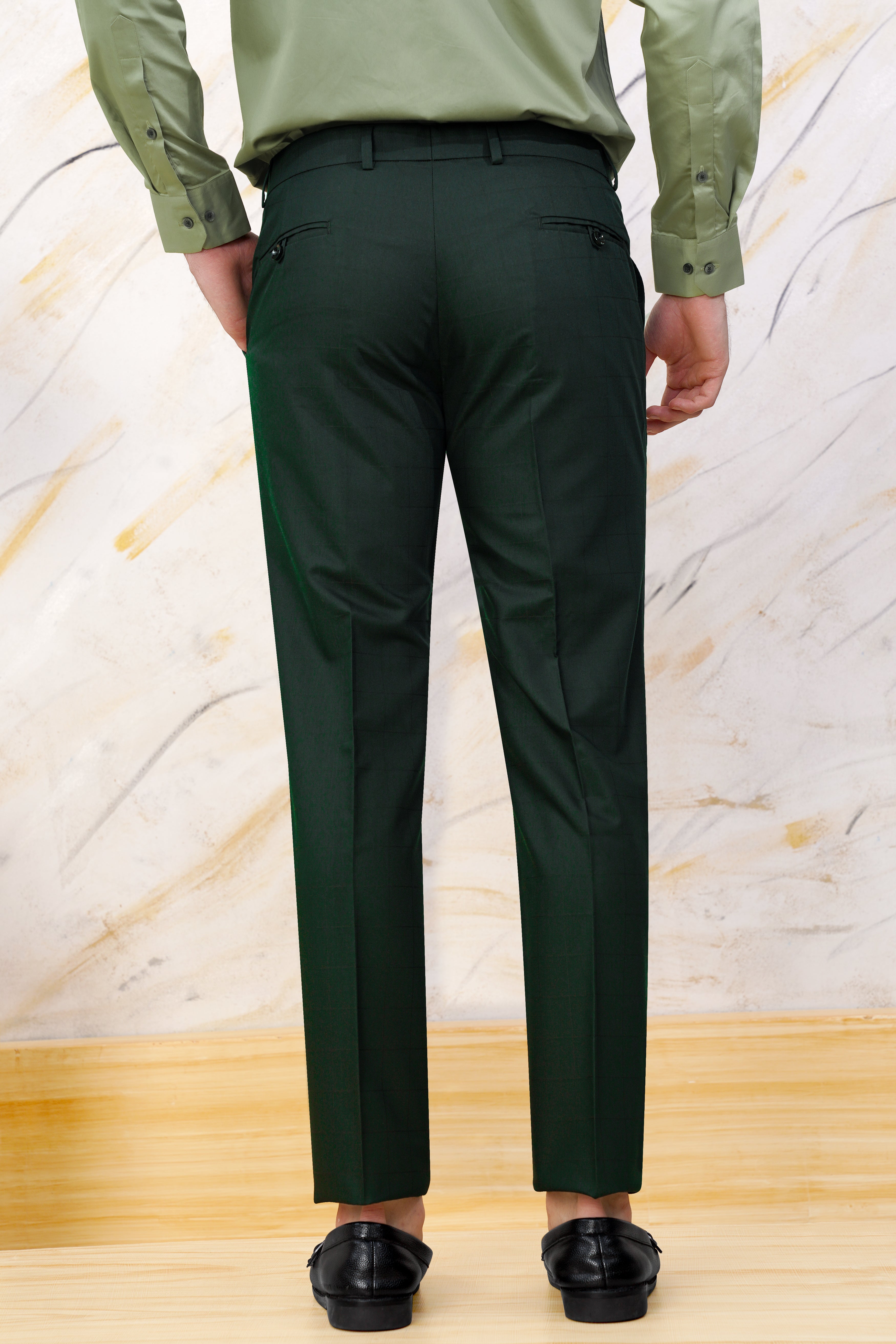DENNISON Men Mint Green Formal Trouser – dennisonfashionindia