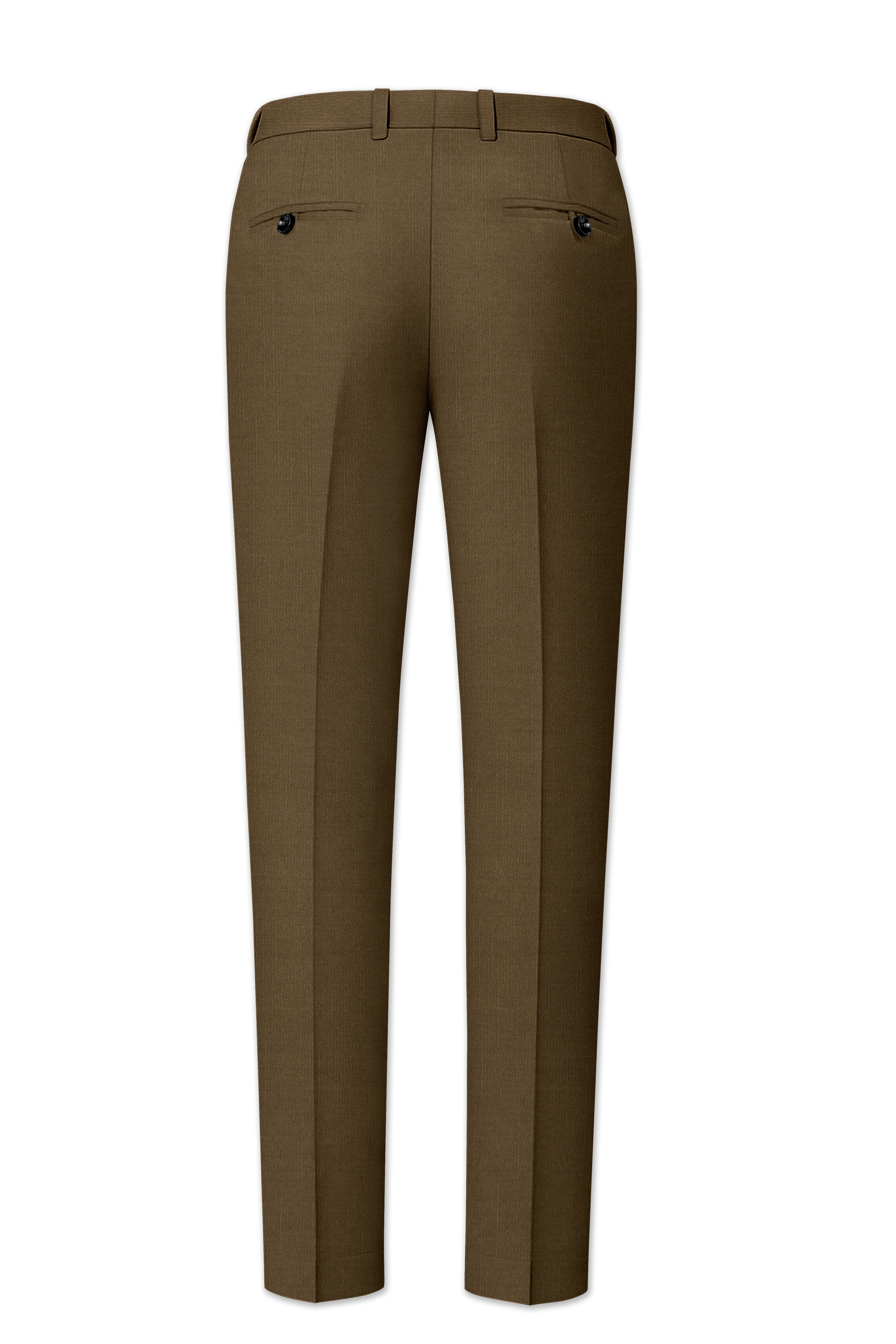 Tortilla Brown Wool Rich Pant