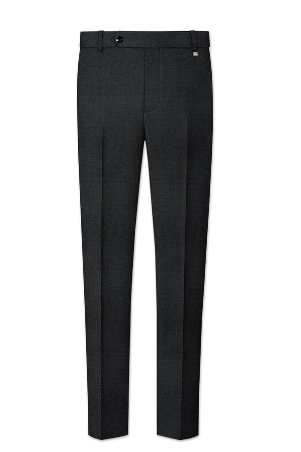 Gunmetal Grey Wool Rich Pant
