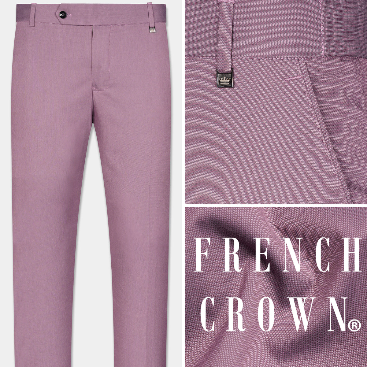 Lavender Brown - Alora Pant - Peach Multi