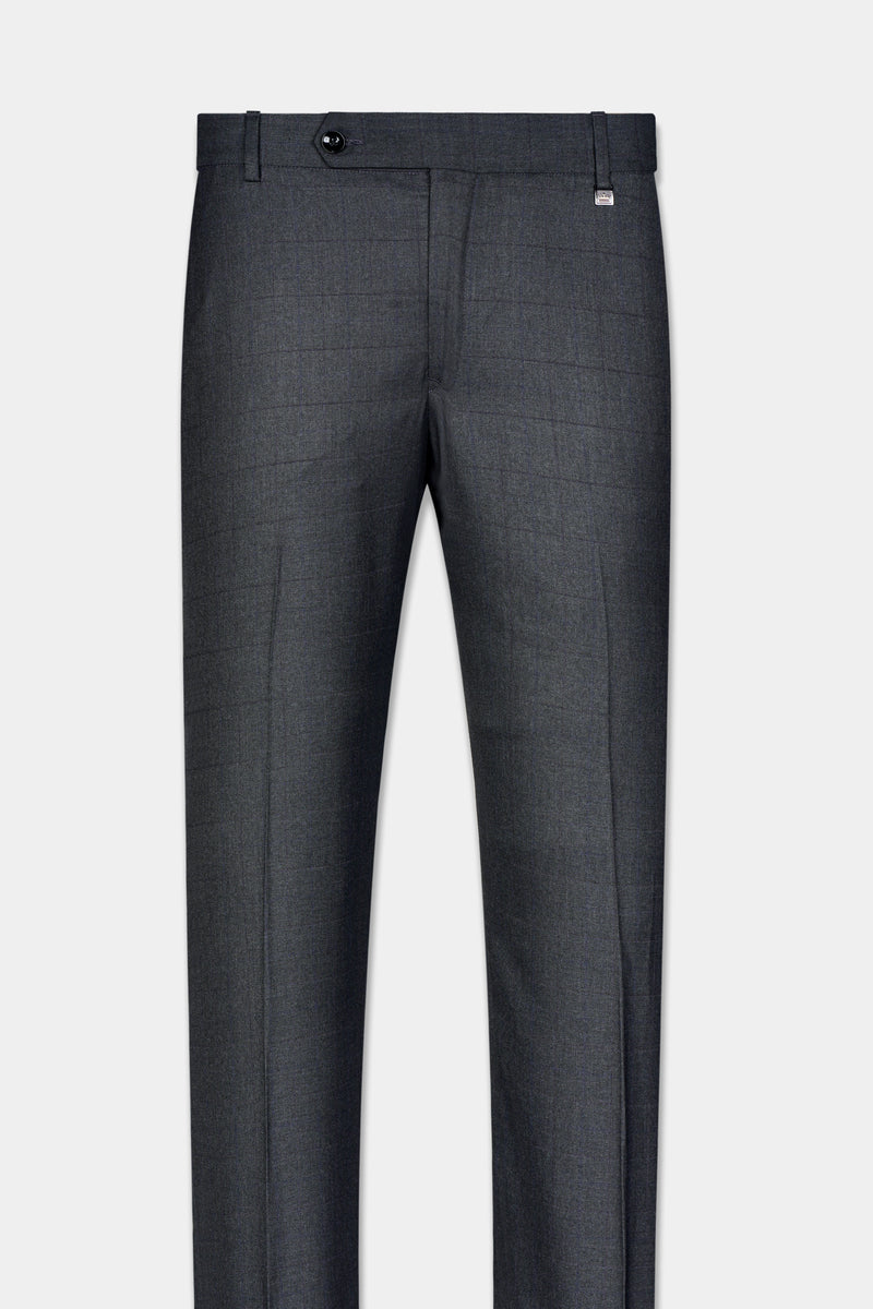 ARSENIC GREY WOOL RICH PANT