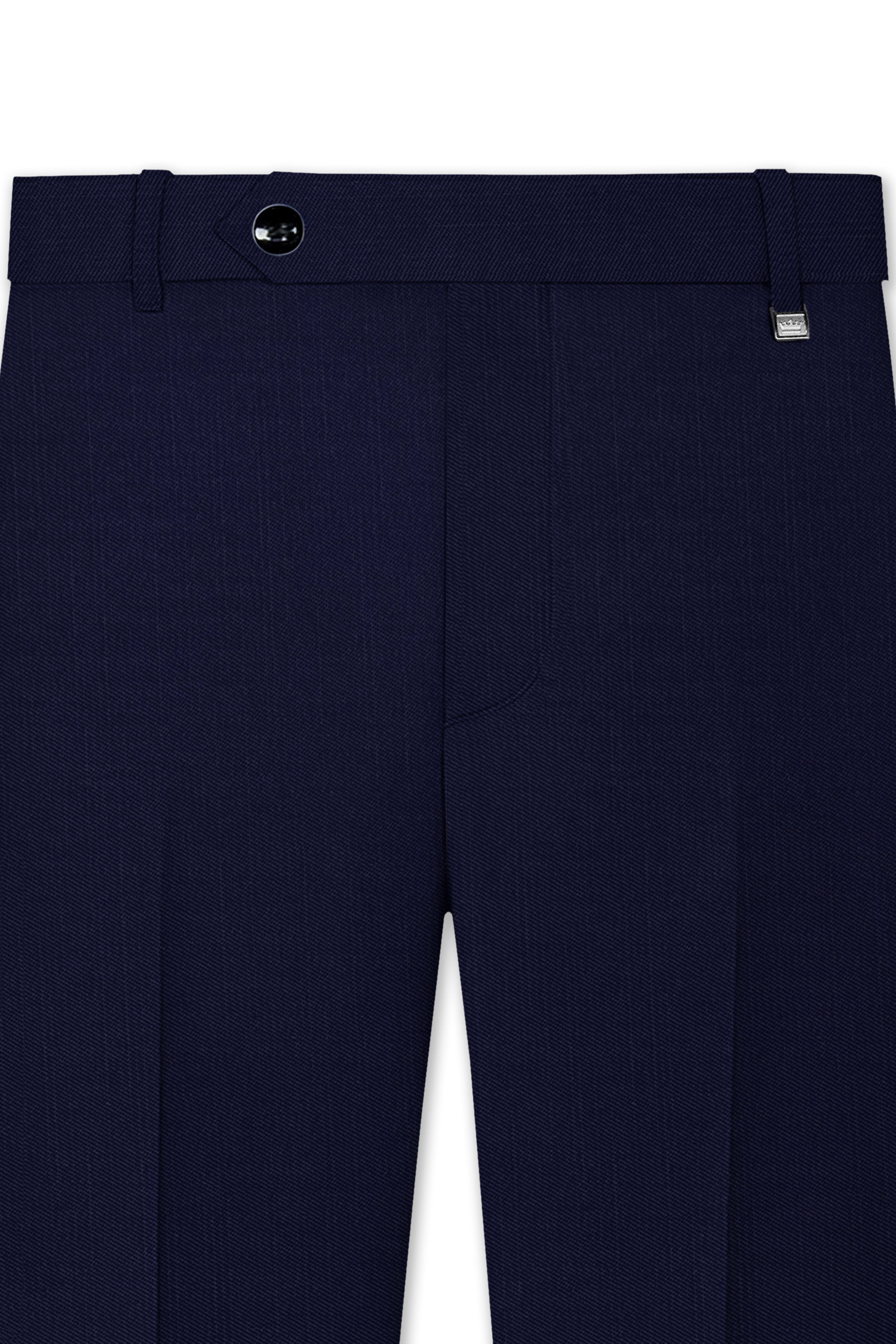 Cloud Burst Blue Wool Rich Pant