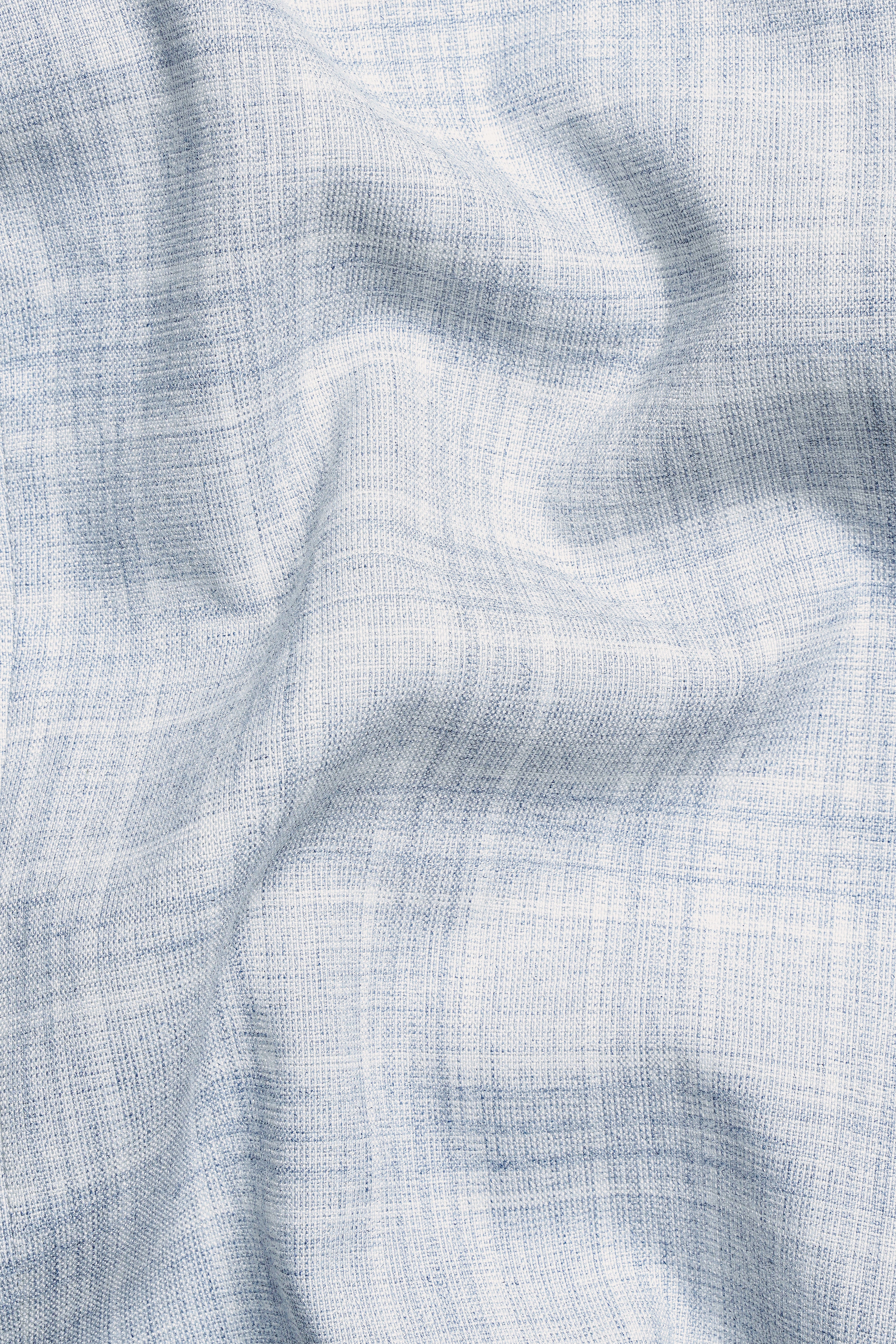 Gainsboro Blue Plaid Wool Rich Pant T3076-28, T3076-30, T3076-32, T3076-34, T3076-36, T3076-38, T3076-40, T3076-42, T3076-44