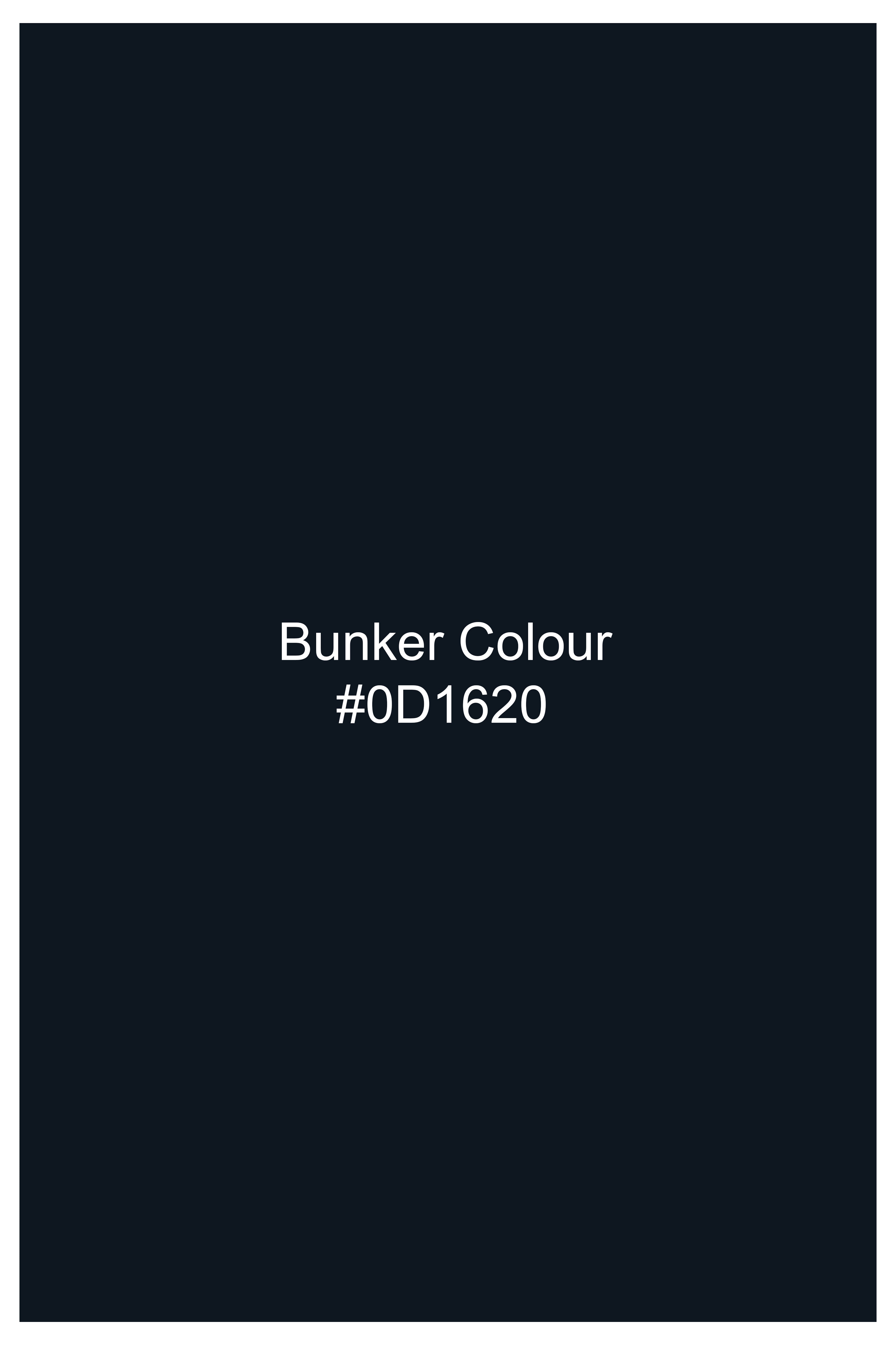 Bunker Blue Premium Cotton  Pant