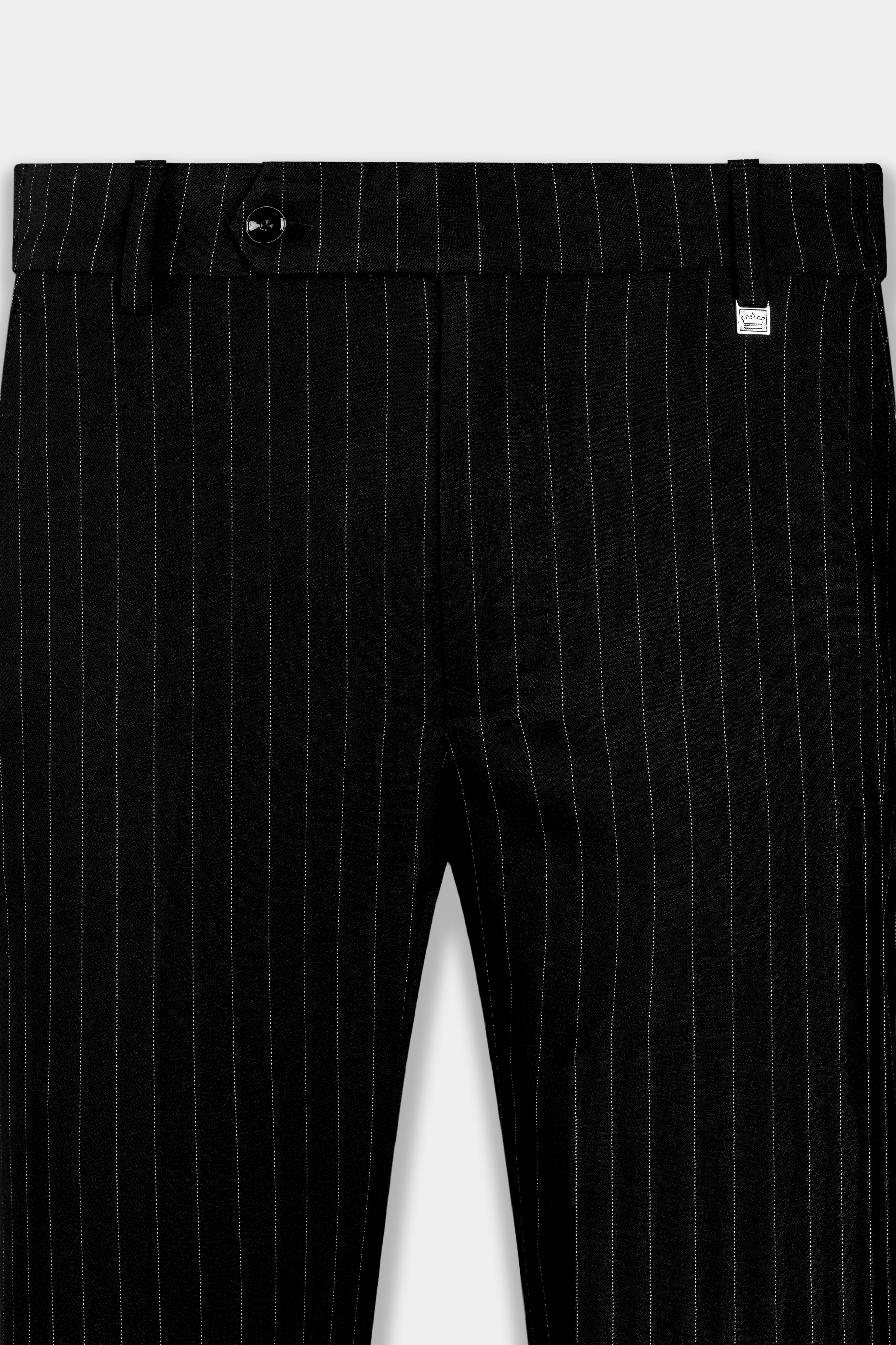 French Terry Striped Pants — Holiday