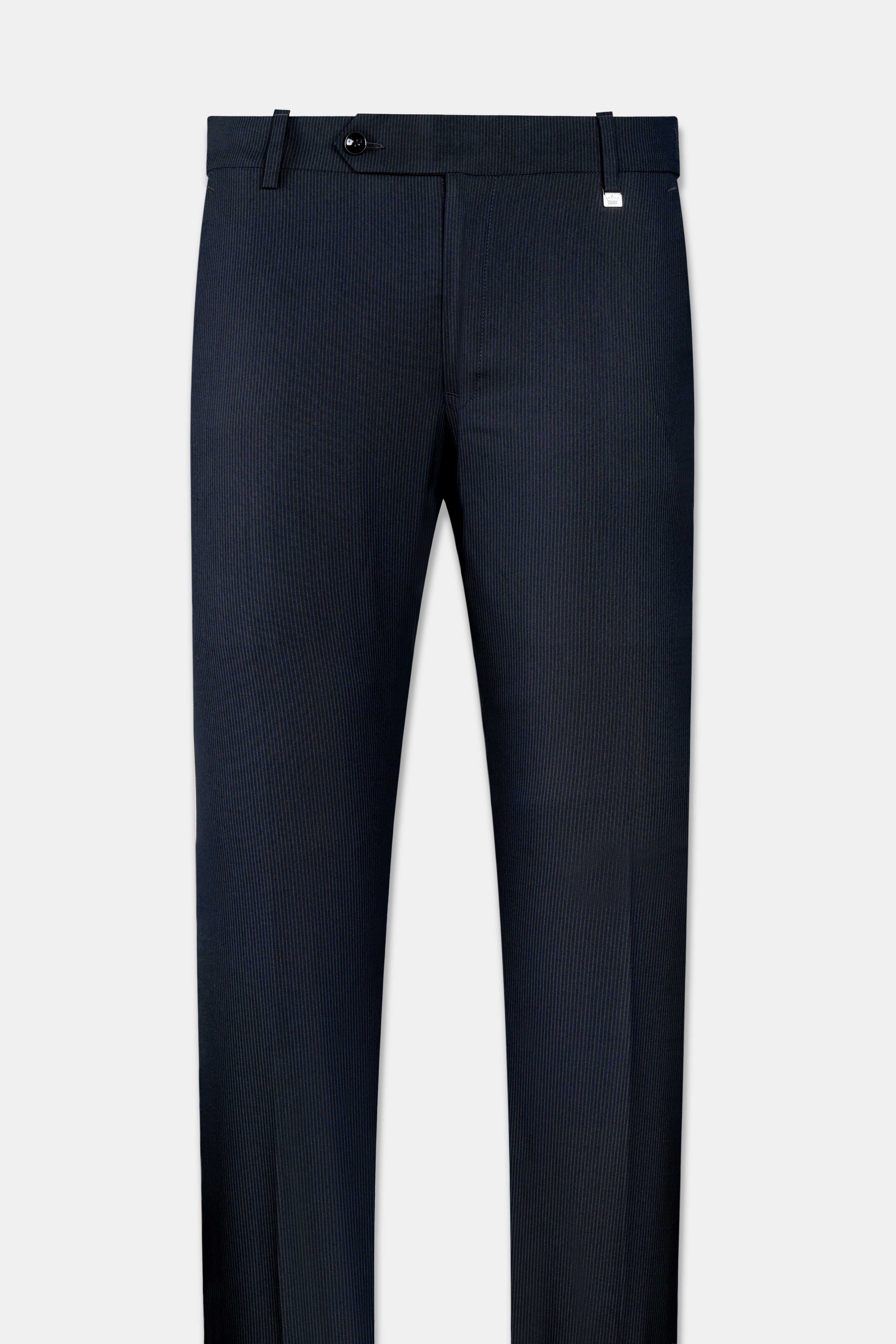 Charade Gray Wool Rich Stretchable Waistband Pant