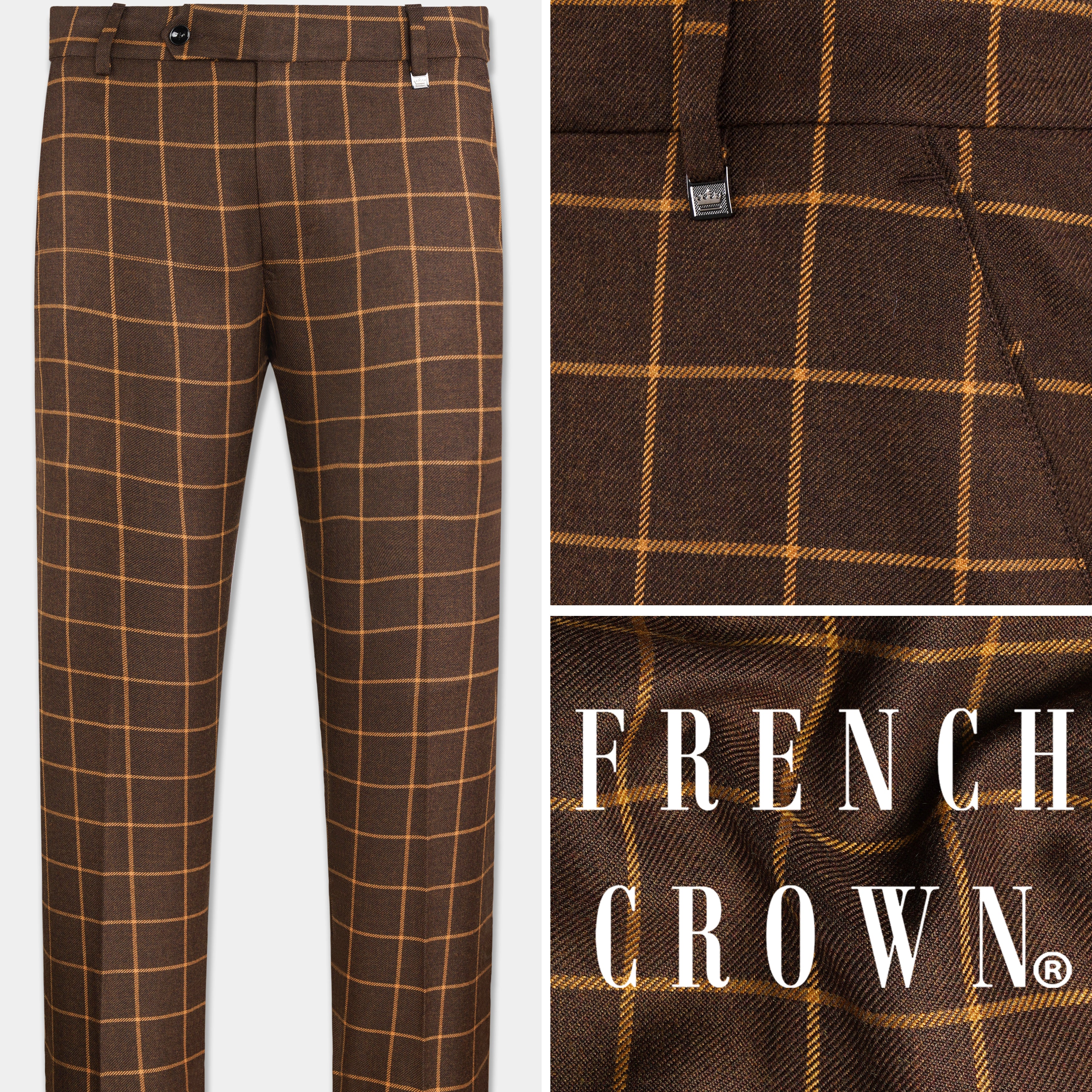 Park Avenue Formal Trousers : Buy Park Avenue Dark Brown Trouser Online |  Nykaa Fashion