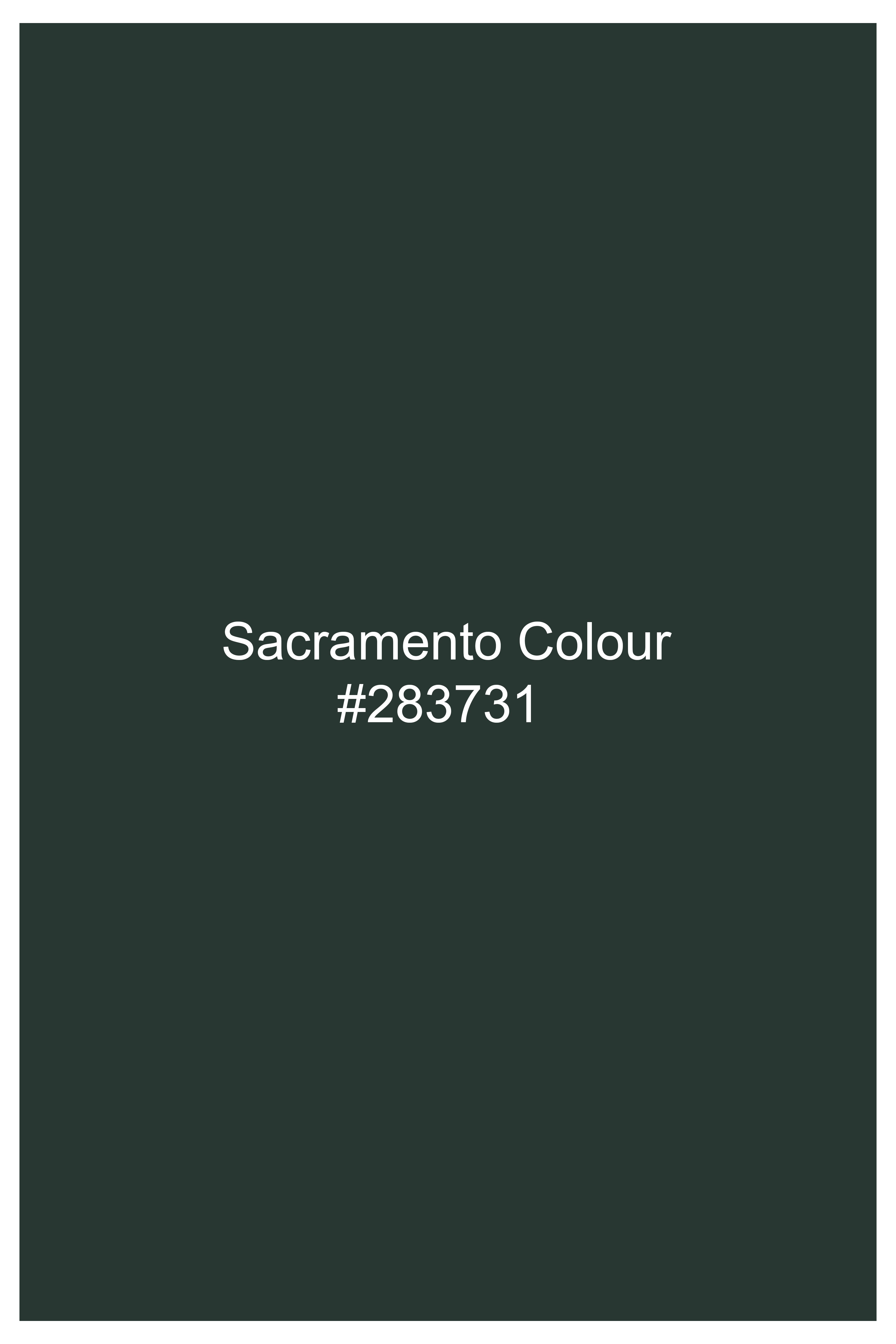Sacramento Green Premium Cotton Chinos Pant