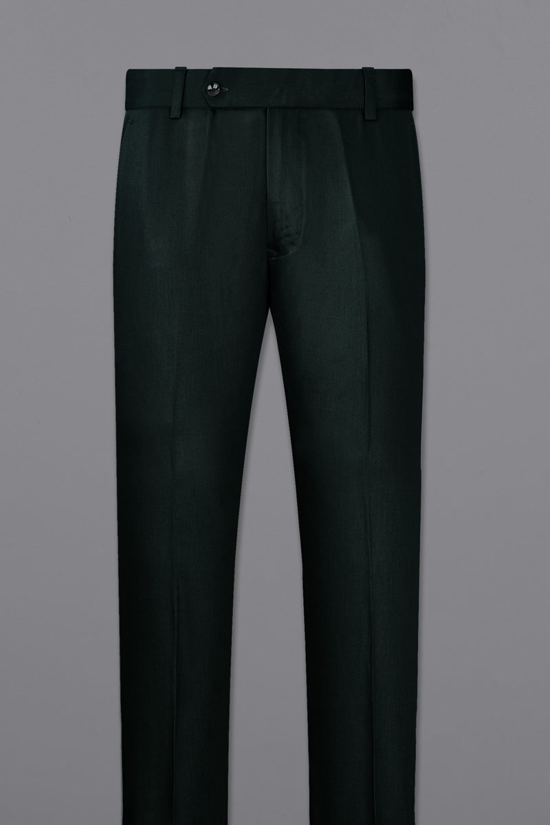 JUNIPER GREEN SUBTLE SHEEN TROUSER