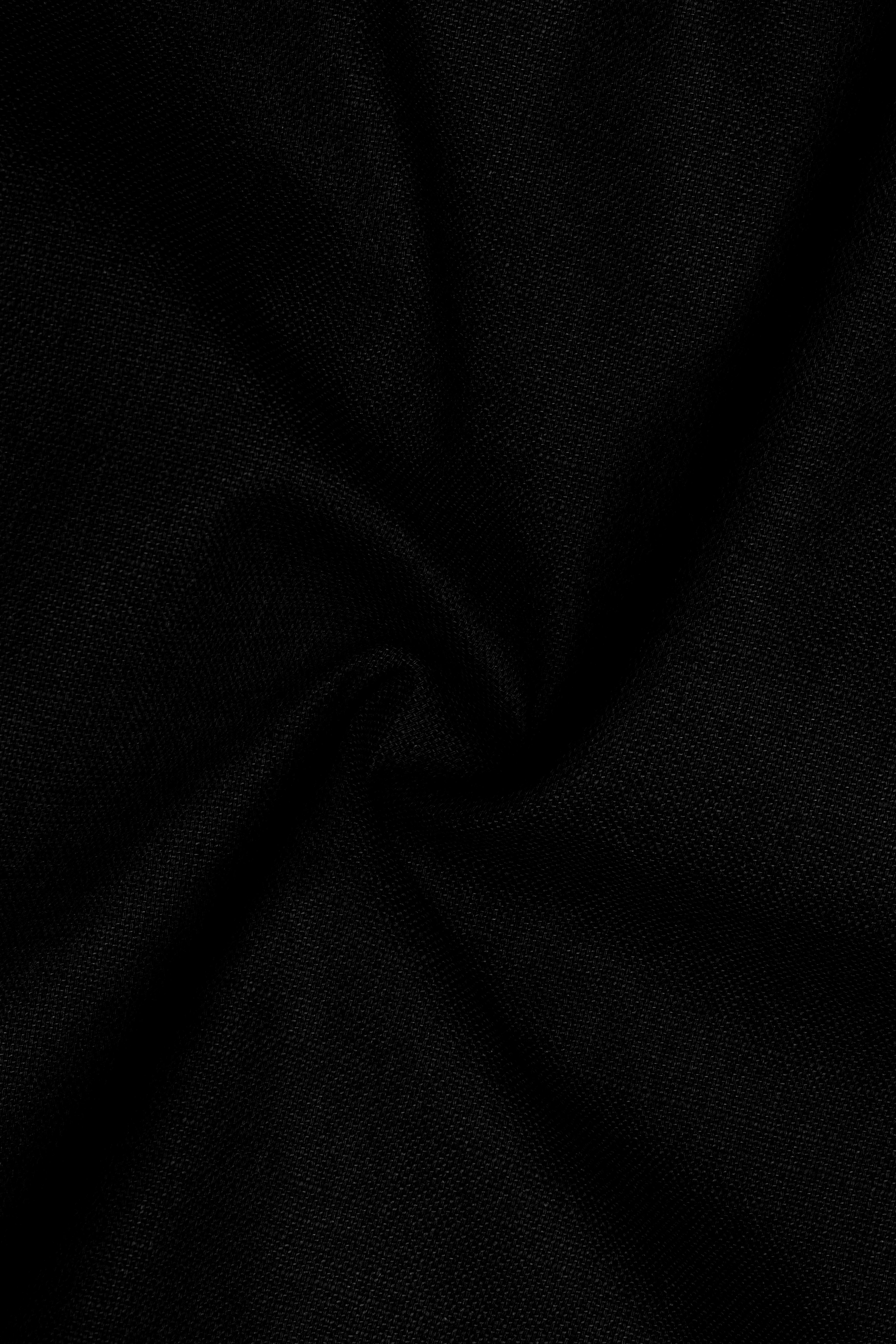 Jade Black Linen Performance Pant