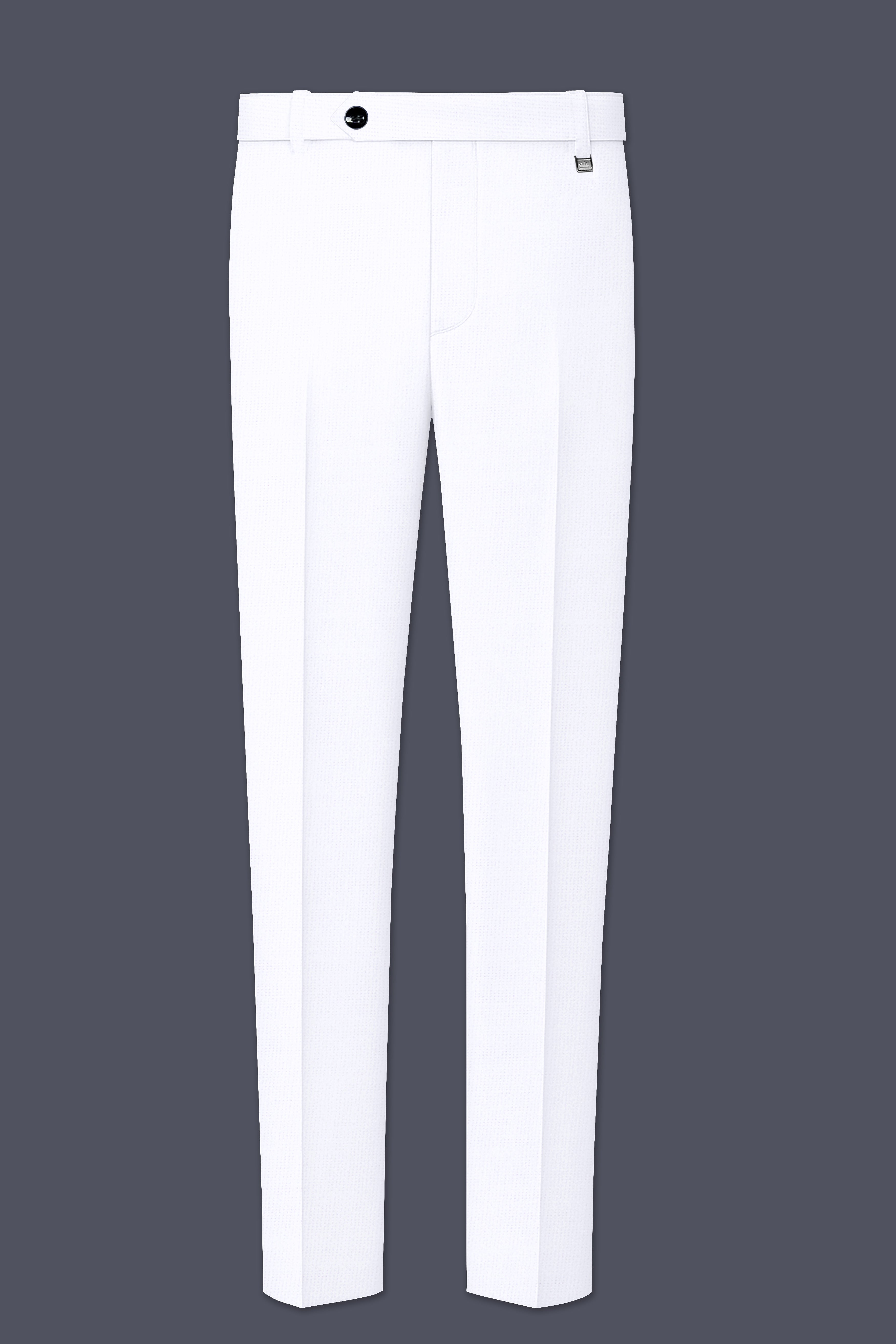 Bright White Linen Performance Pant