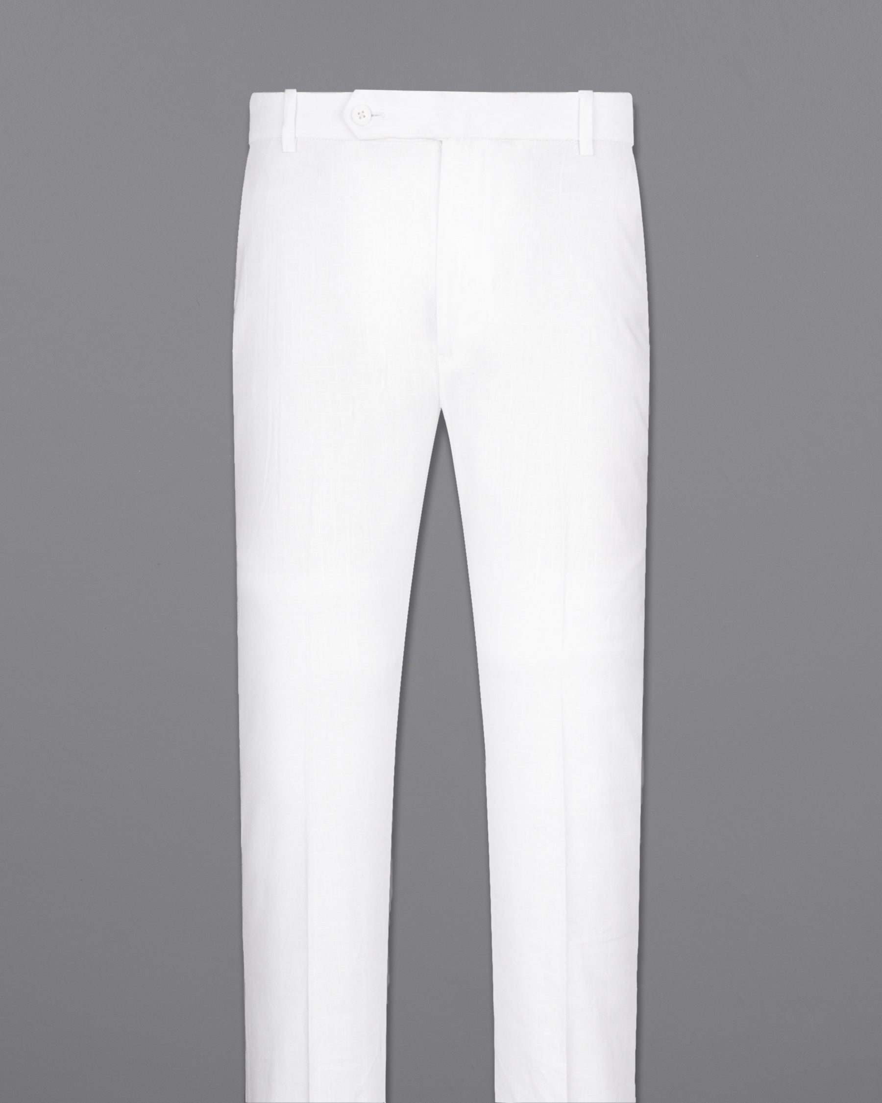 Bright White Linen Performance Pant