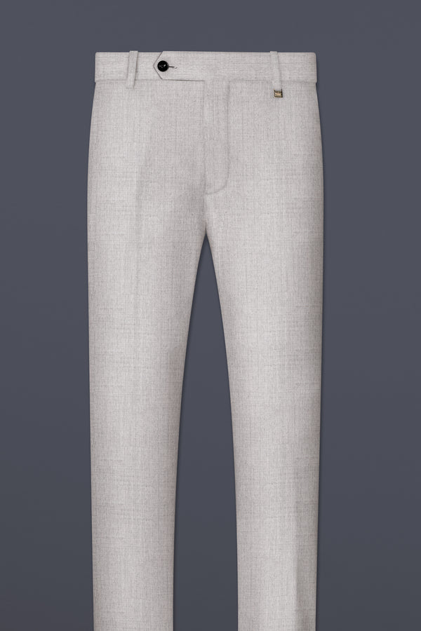 Martini Cream Textured Wool Rich Pant