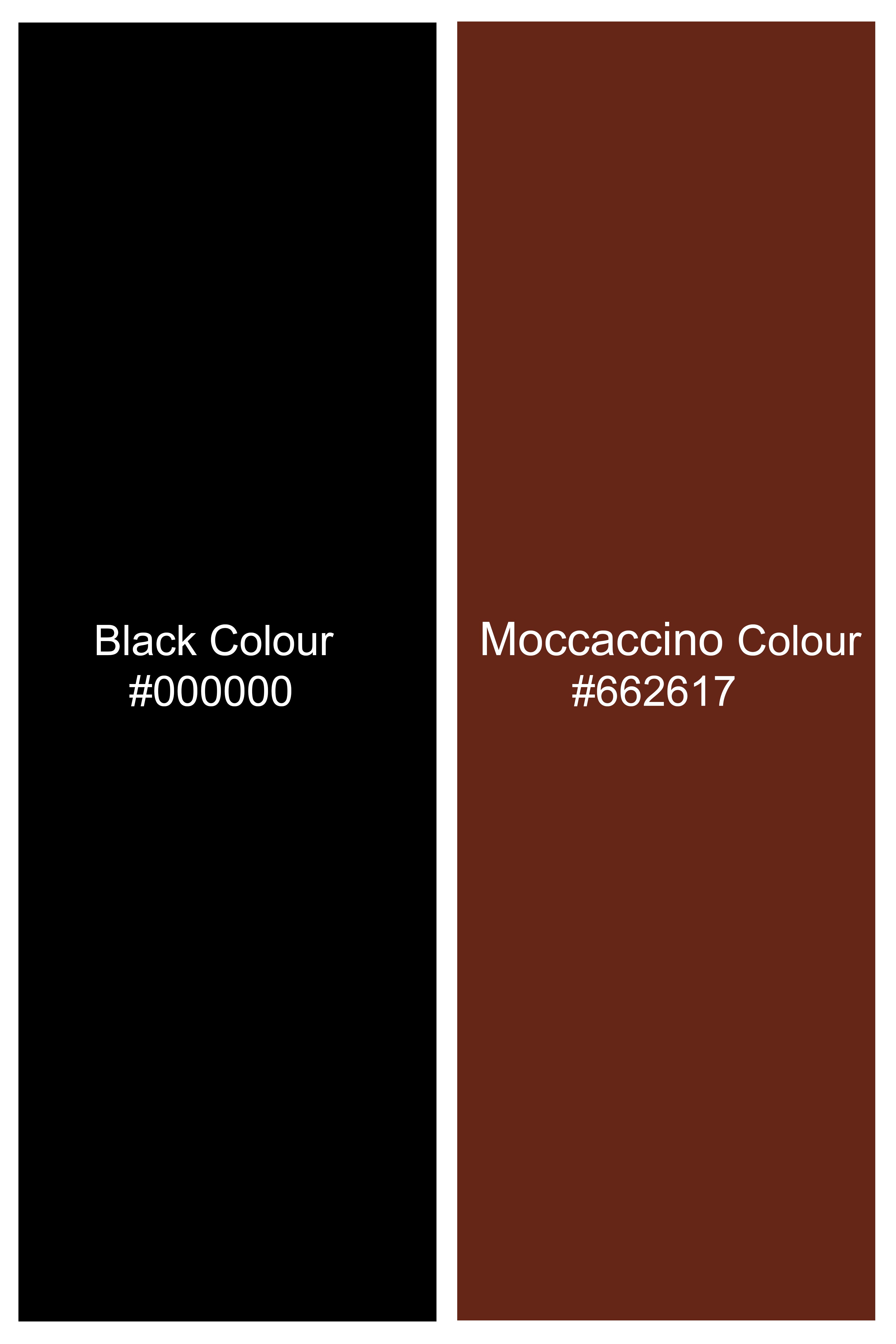 Moccaccino Brown Windowpane Tweed Pant