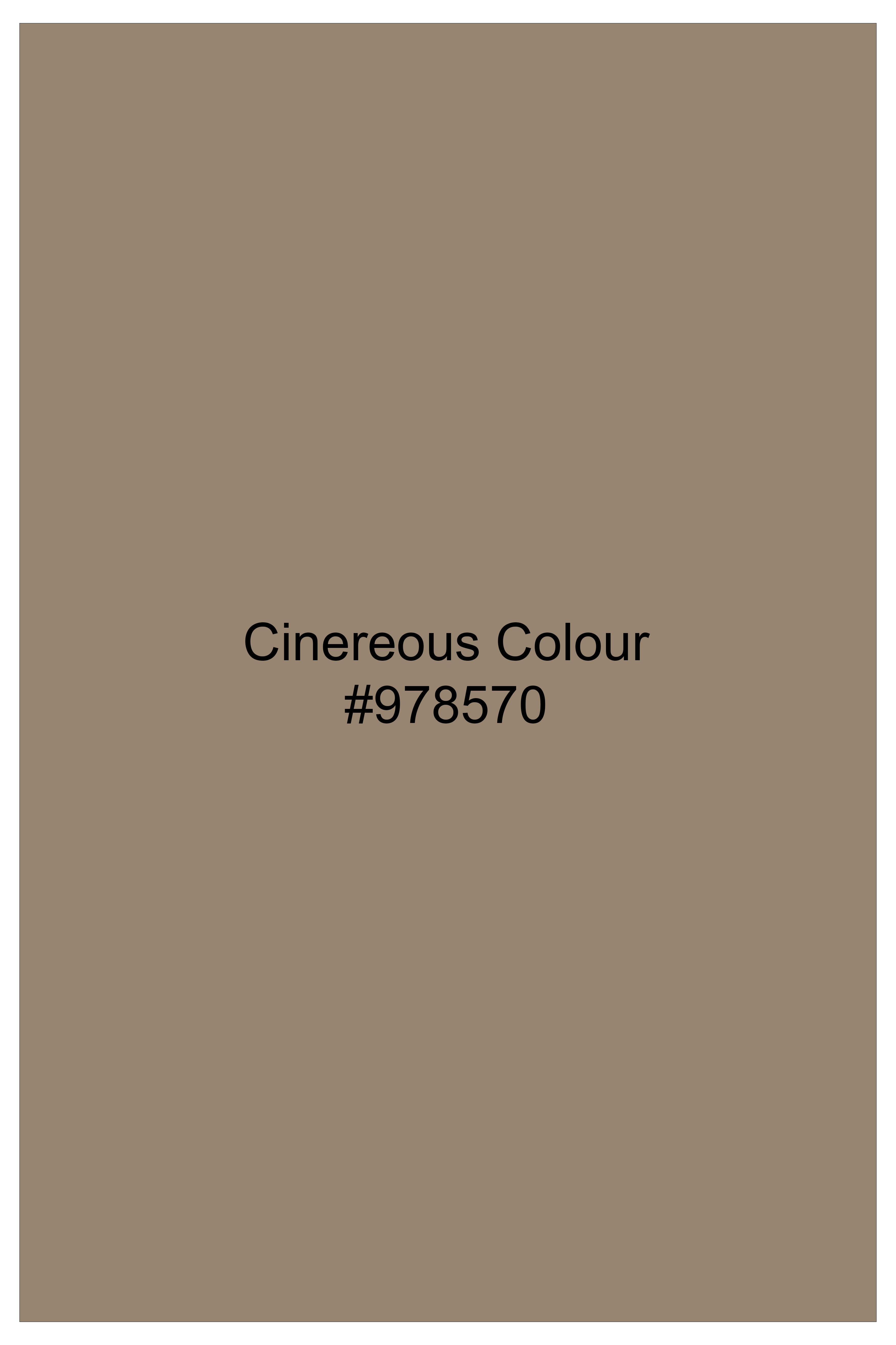 Cinereous Brown Textured Wool Rich Pant