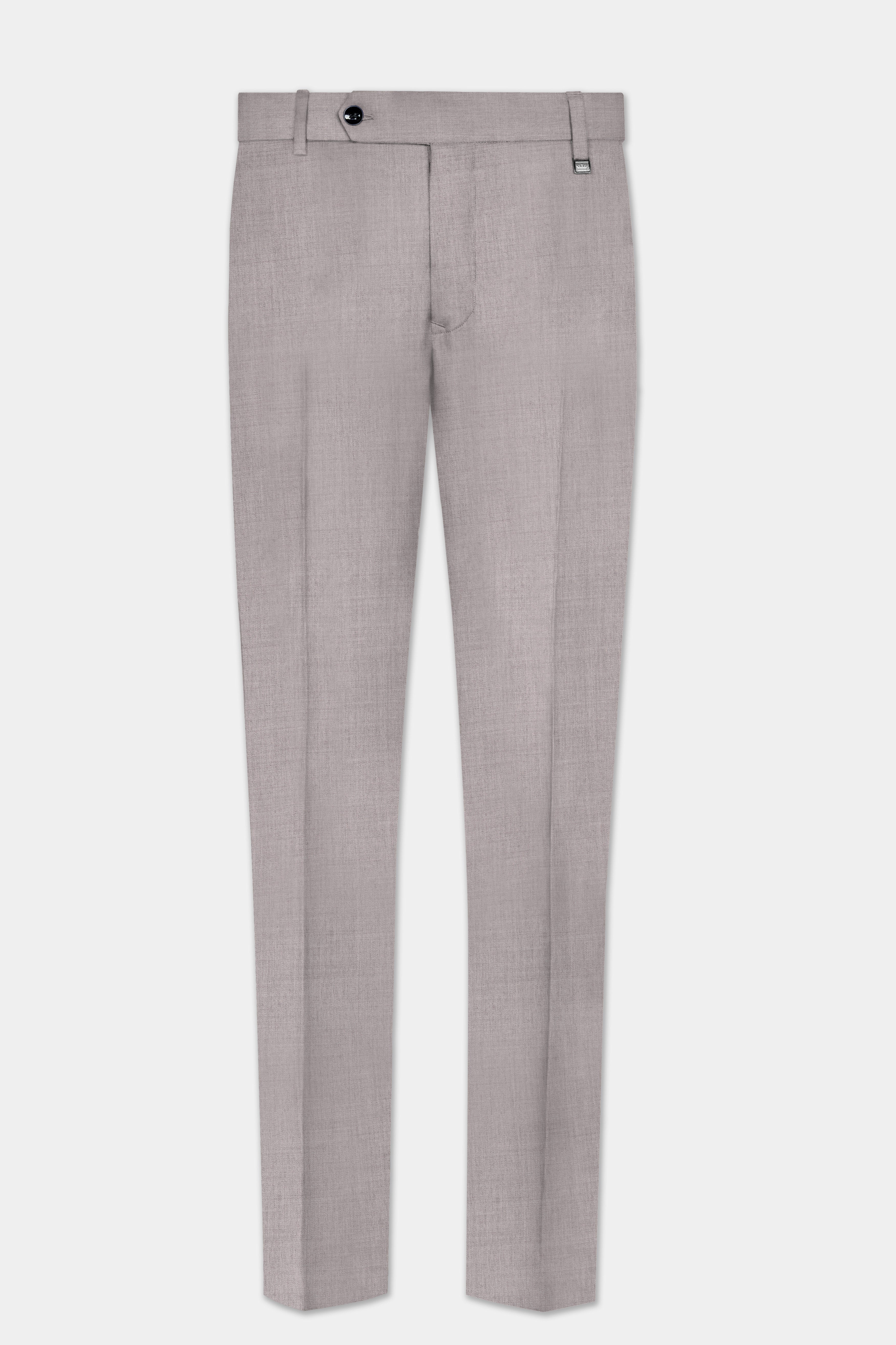 Hurricane Gray Solid Wool Rich Pant