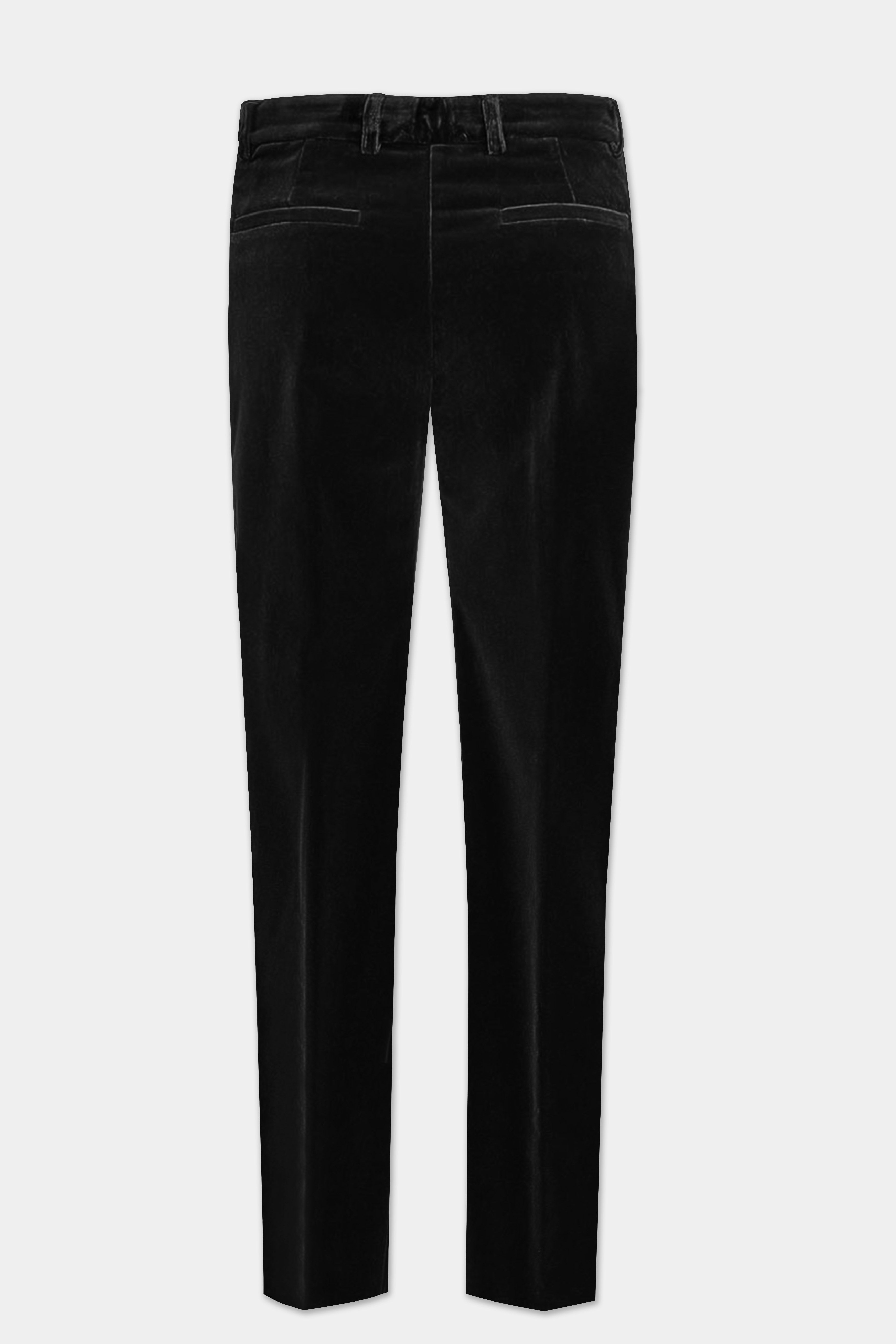 ObsidianCharm-Jade Black Velvet Pant