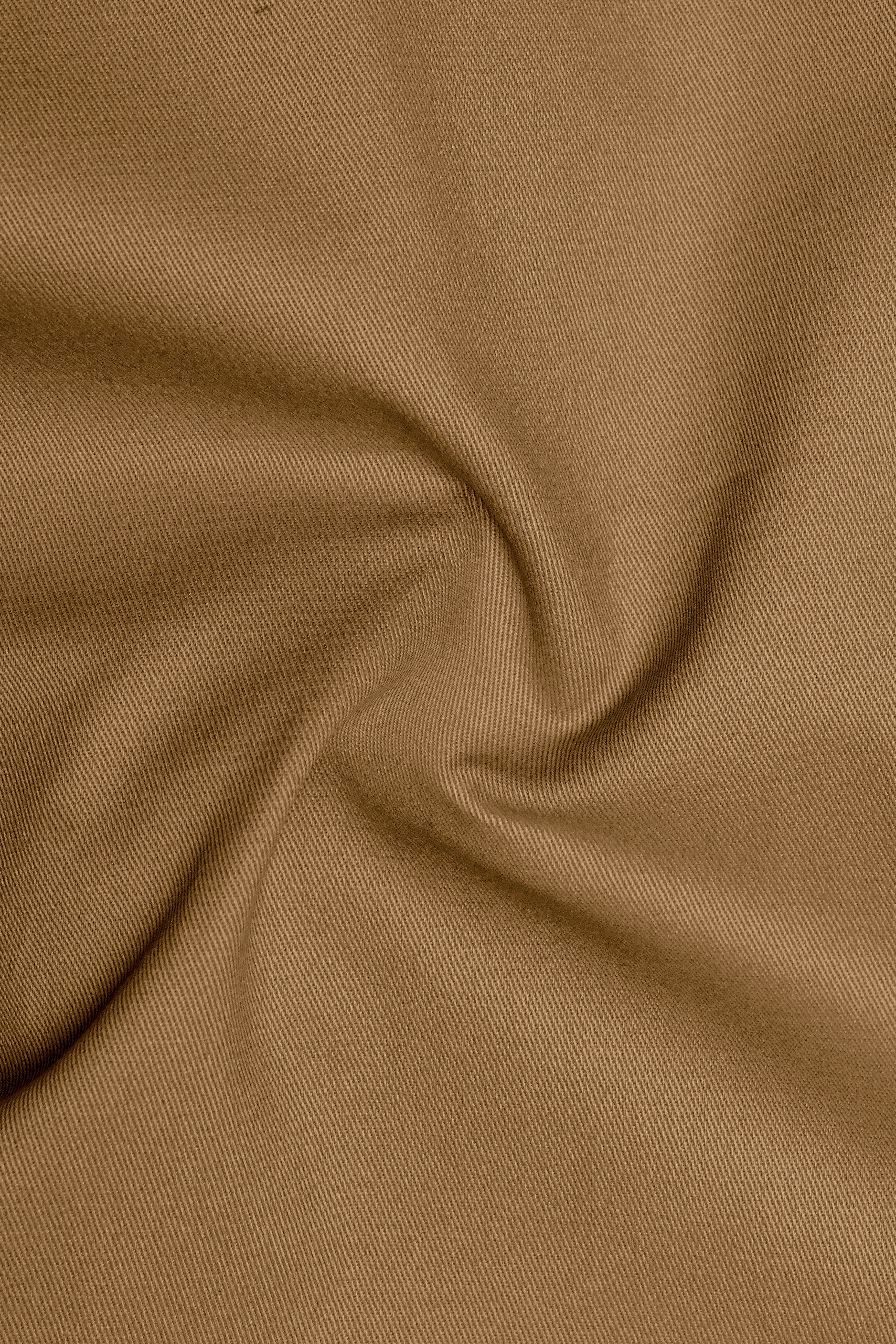 Roman Coffee Brown Solid Wool Rich Stretchable Waistband Pant