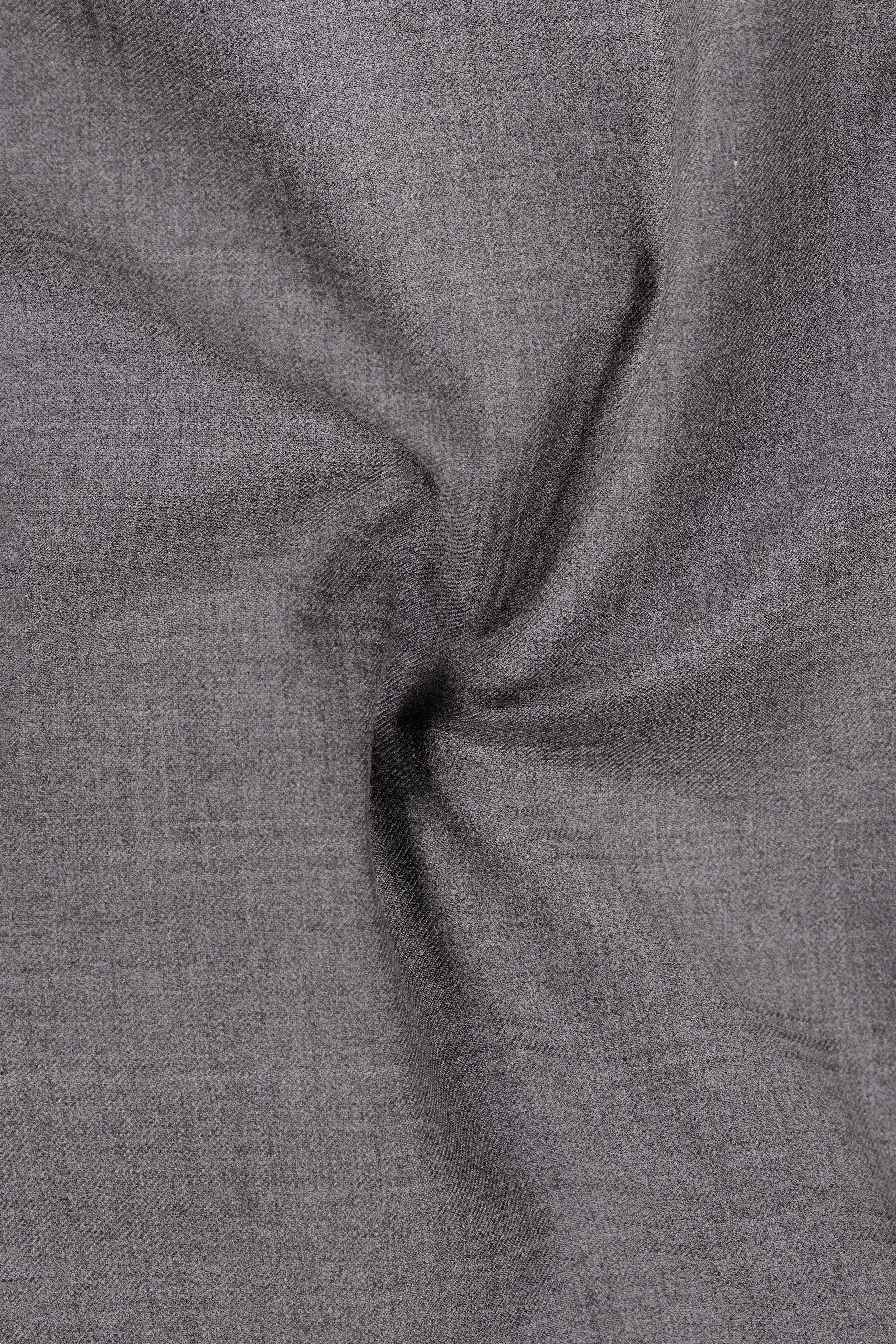 Ironside Gray Windows Wool Rich Stretchable Waistband Pant