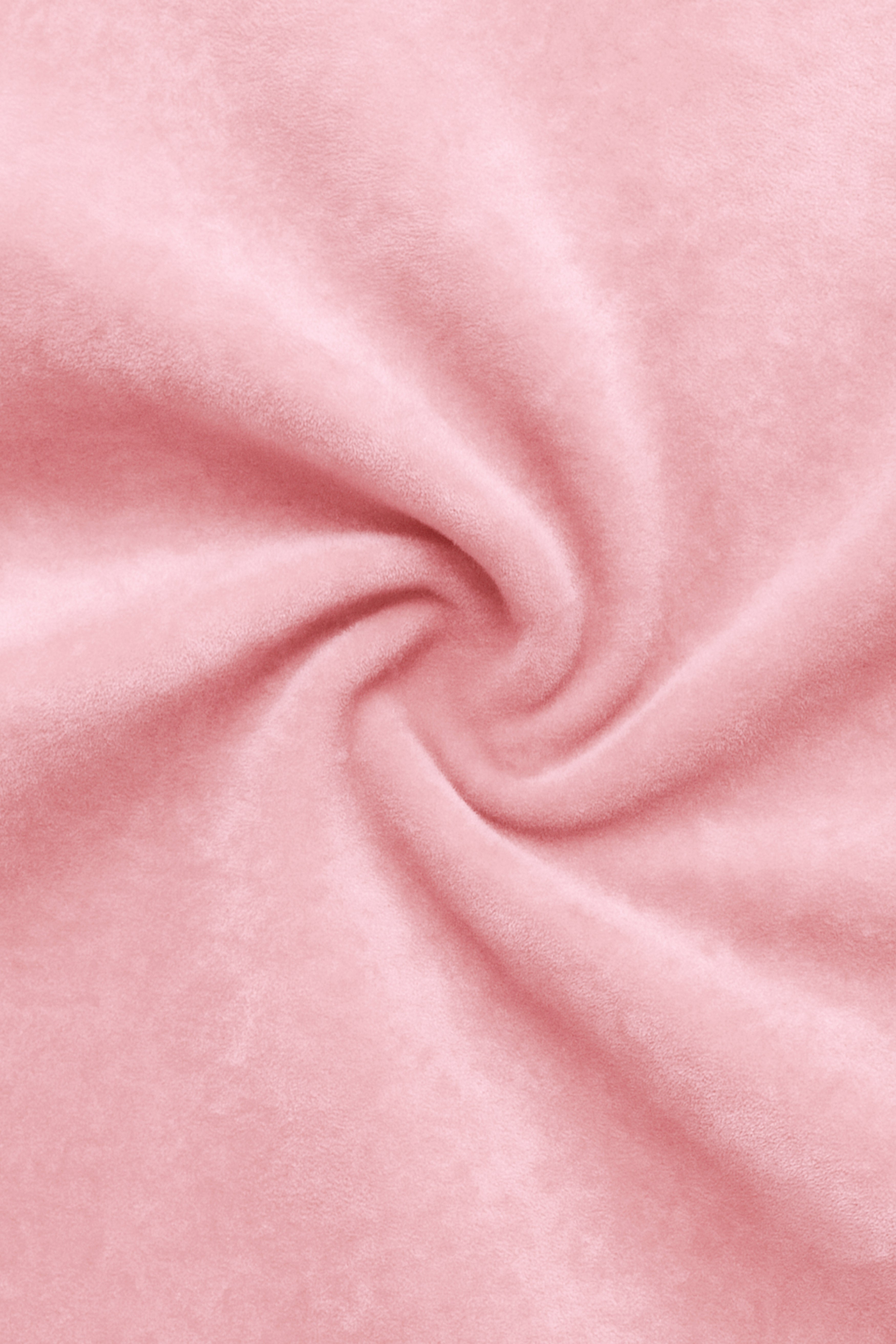 Rosivell-Careys Pink Textured Velvet Stretchable Waistband Pant