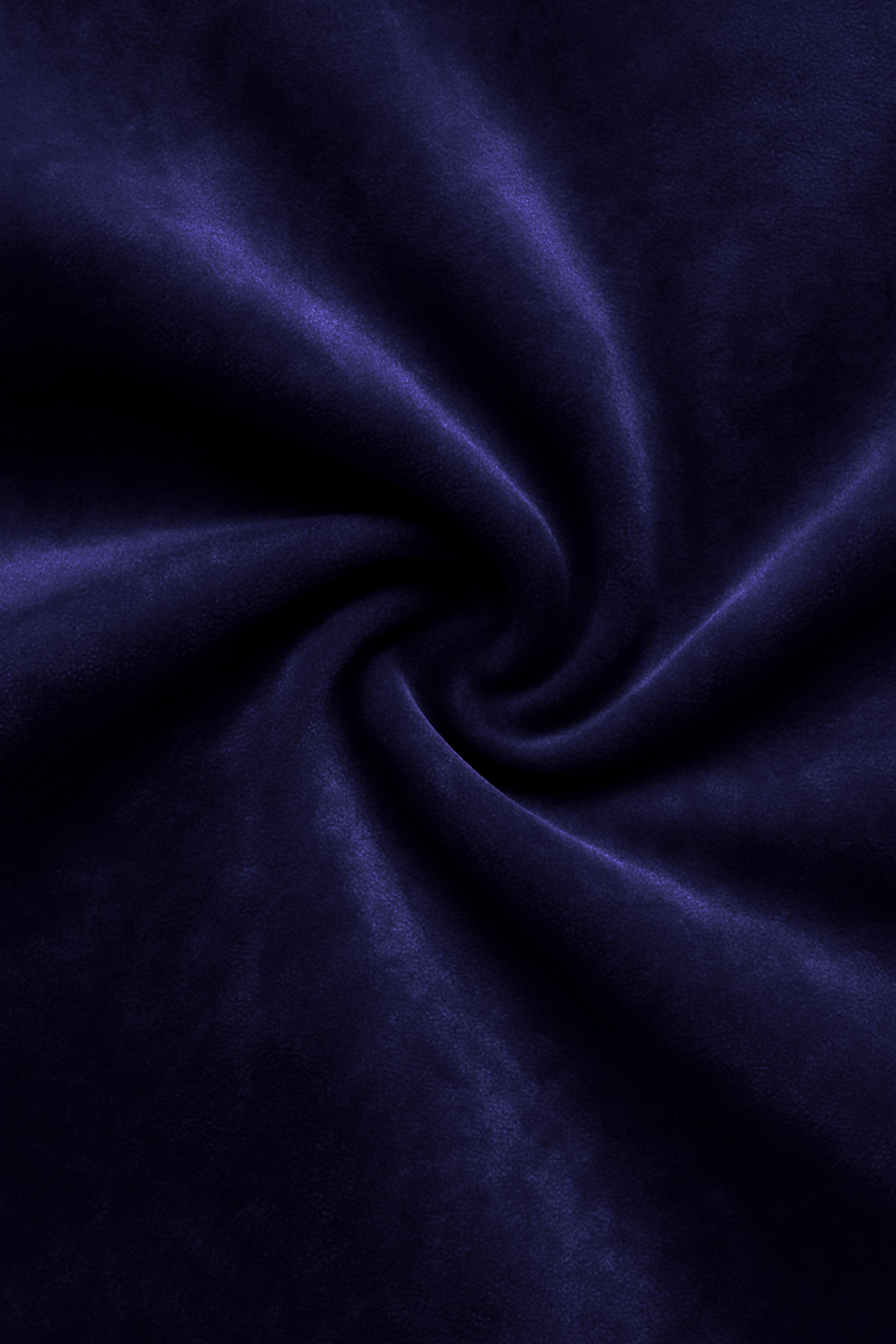 Azurion-Royal Blue Velvet Stretchable Waistband Pant